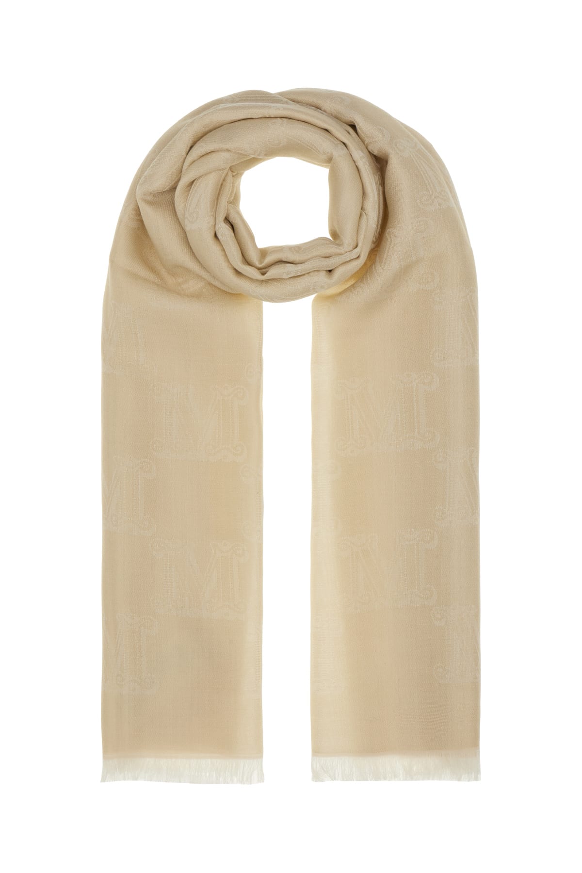 Sand Wool Blend Scarf