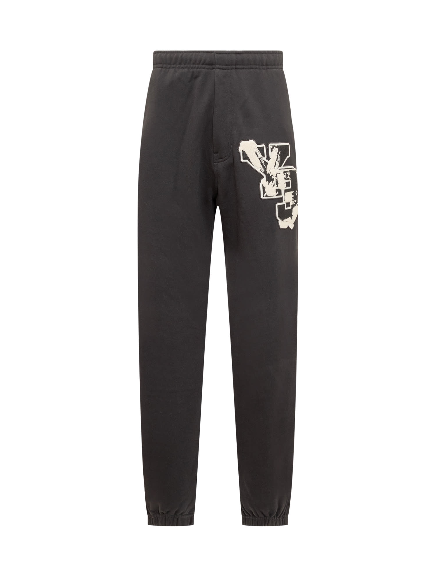 Shop Y-3 Gfx Sweatpants In Black