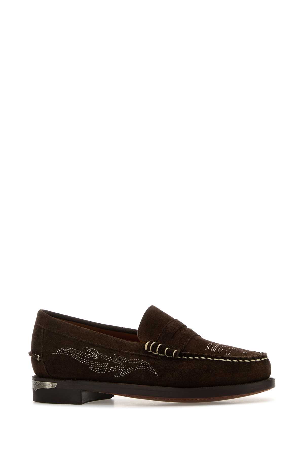 Sebago Chocolate Suede Dan Dallas Loafers In Brown