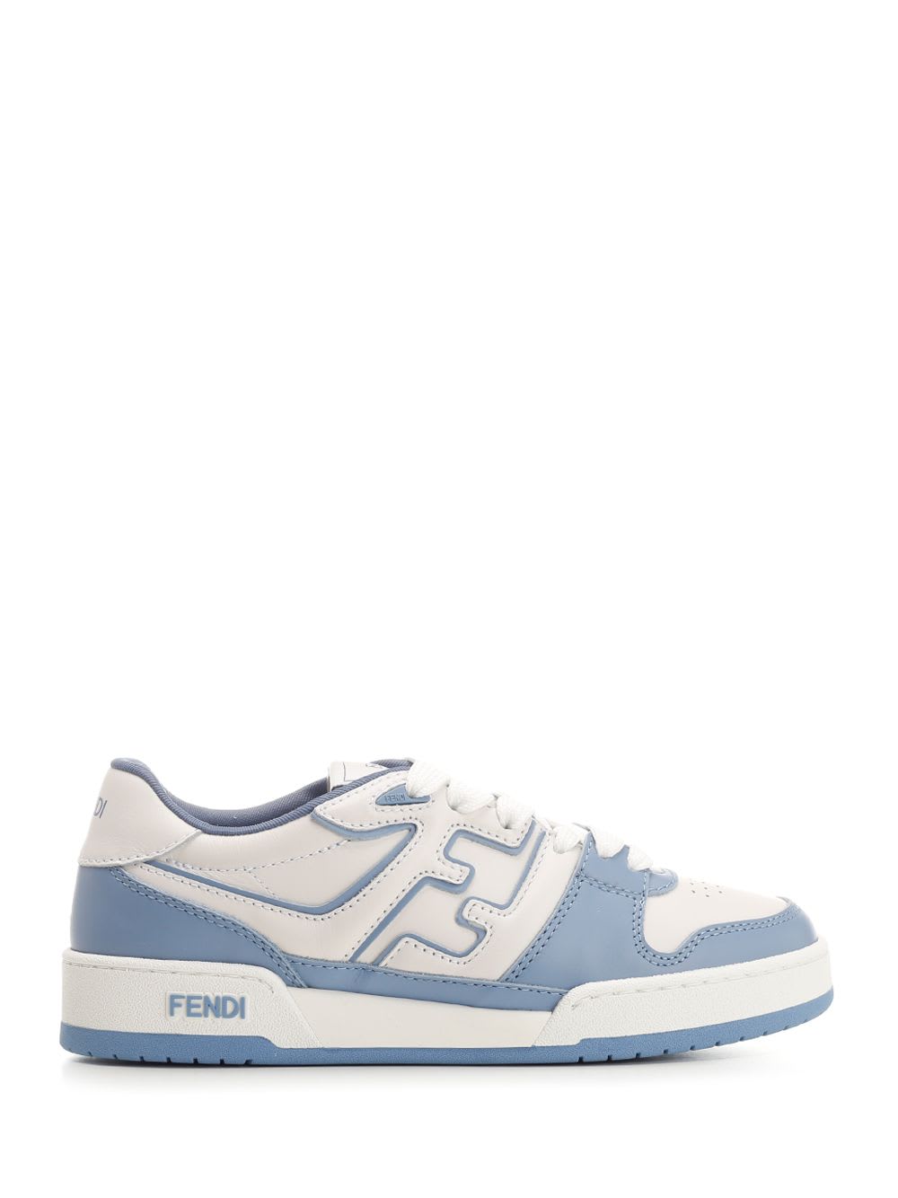 Shop Fendi Match Sneaker In White