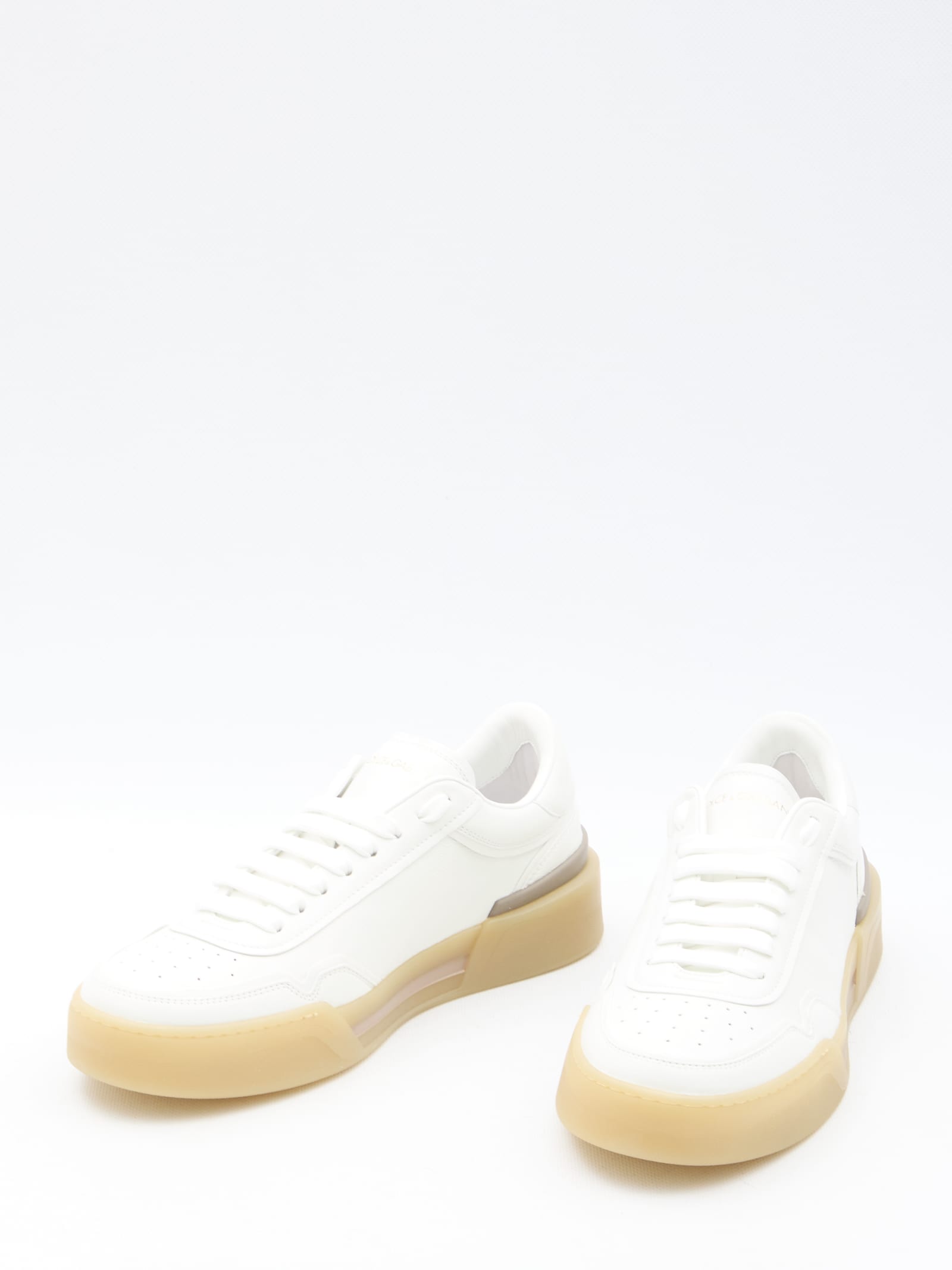 Shop Dolce & Gabbana New Roma Sc Sneakers In White