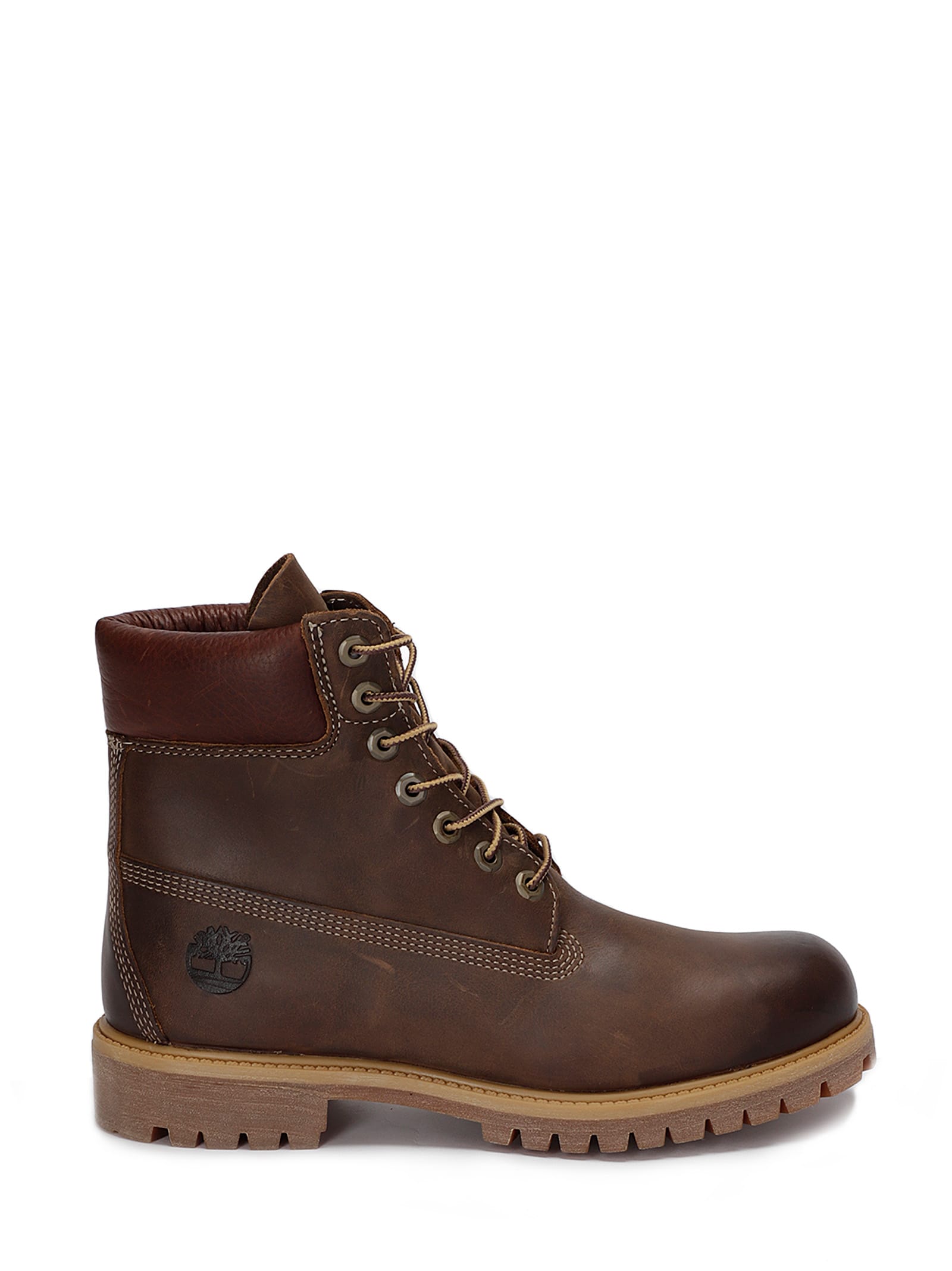 Shop Timberland Premium 6 Inch Lace Up Waterproof In Brown