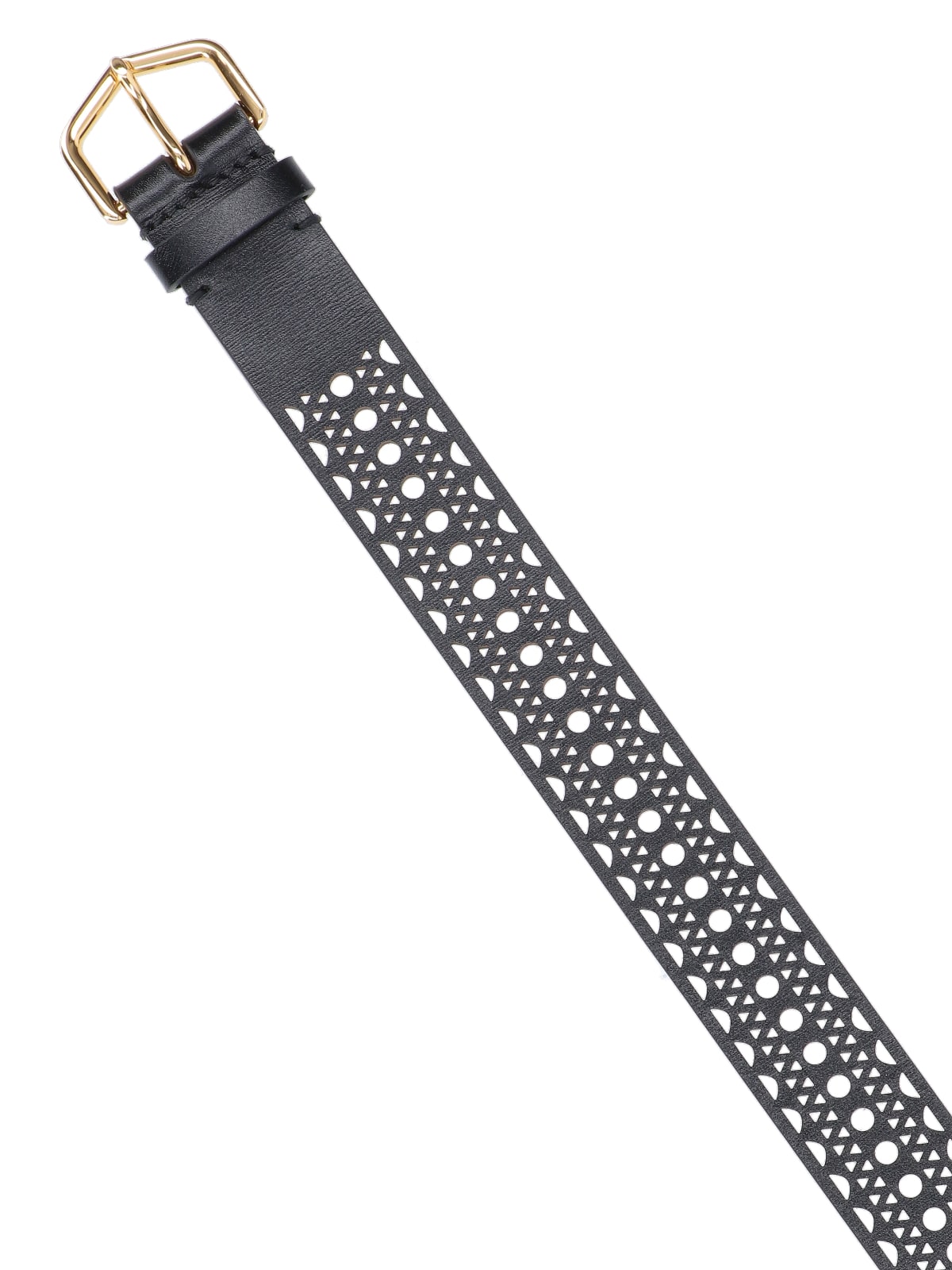 Shop Alaïa Neo Vienne Belt In Black