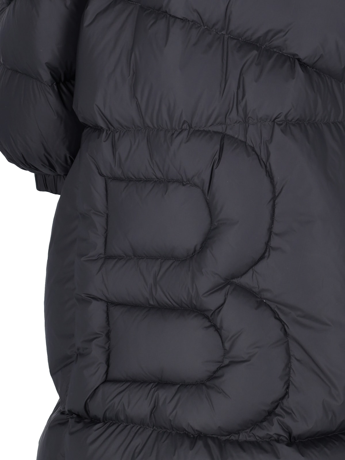 Shop Bacon Double B Maxi Wlt Down Jacket In Black