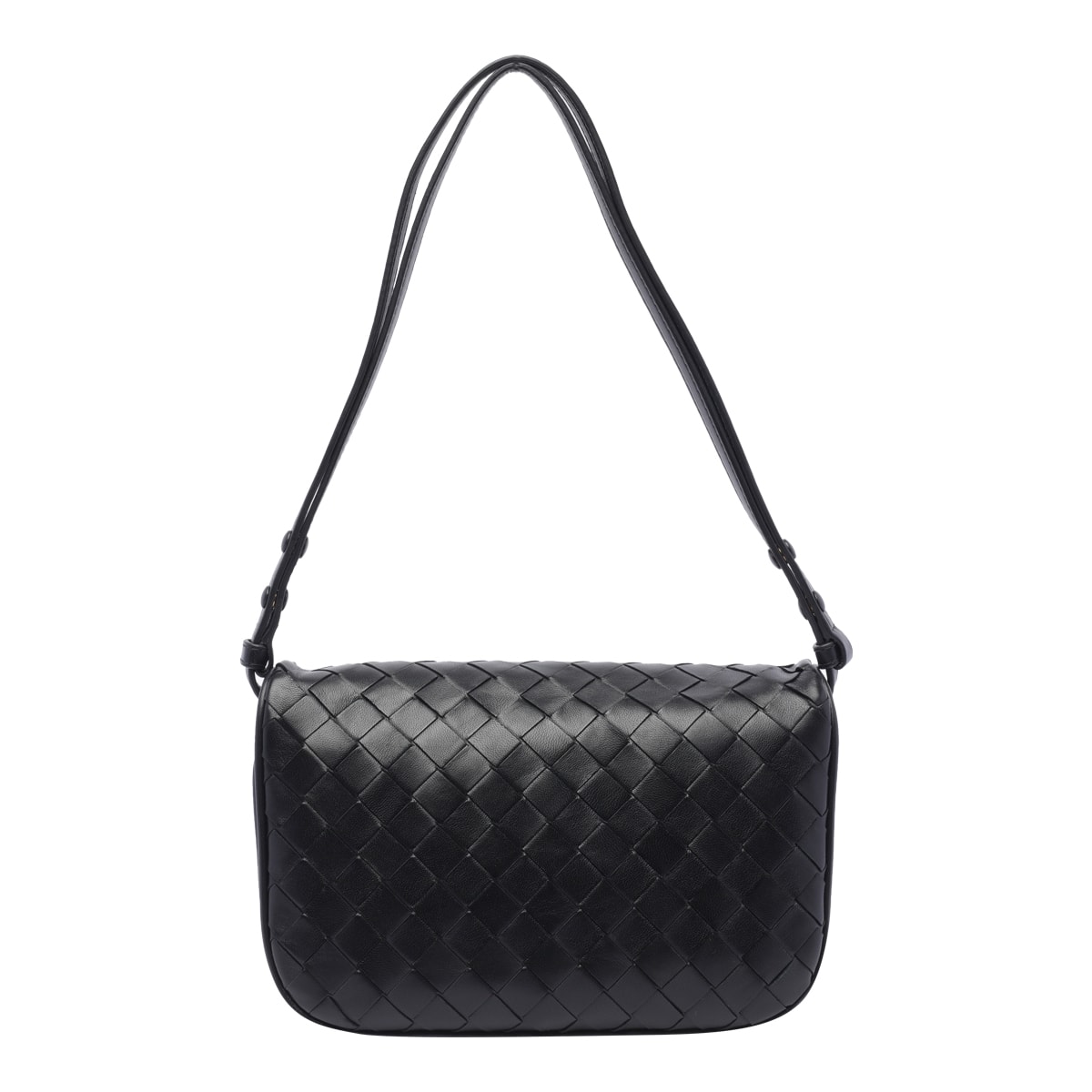 Shop Bottega Veneta Intrecciato Pouch In Black