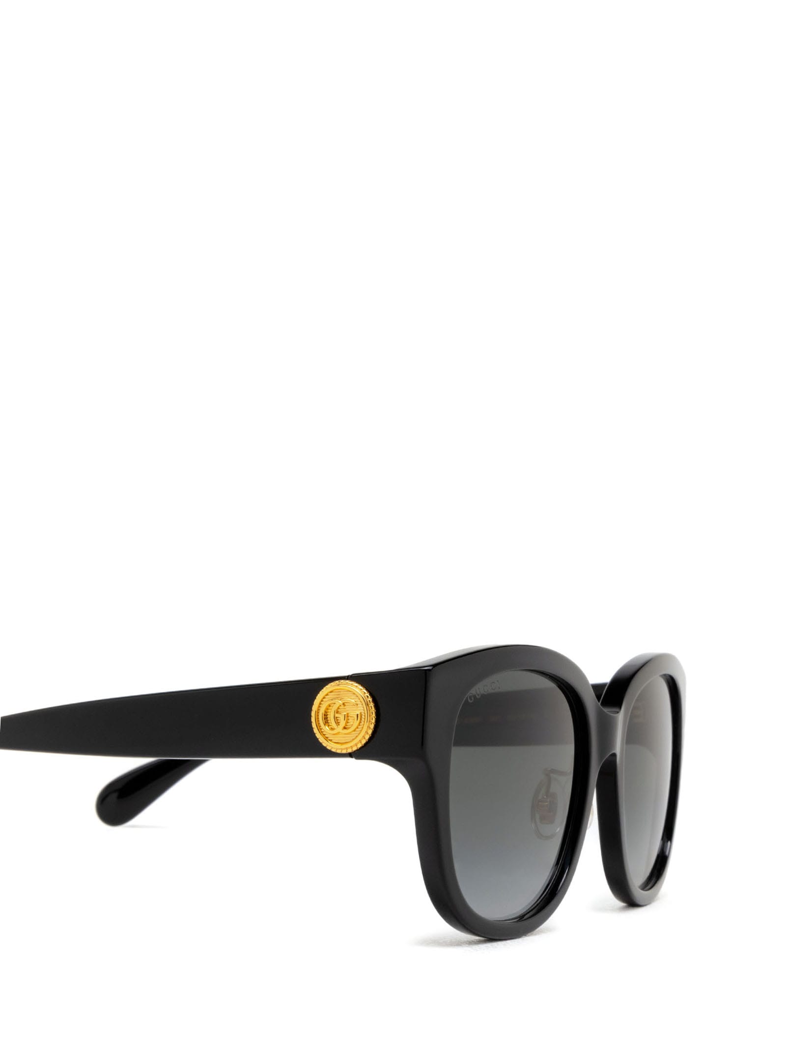 Shop Gucci Gg1409sk Black Sunglasses