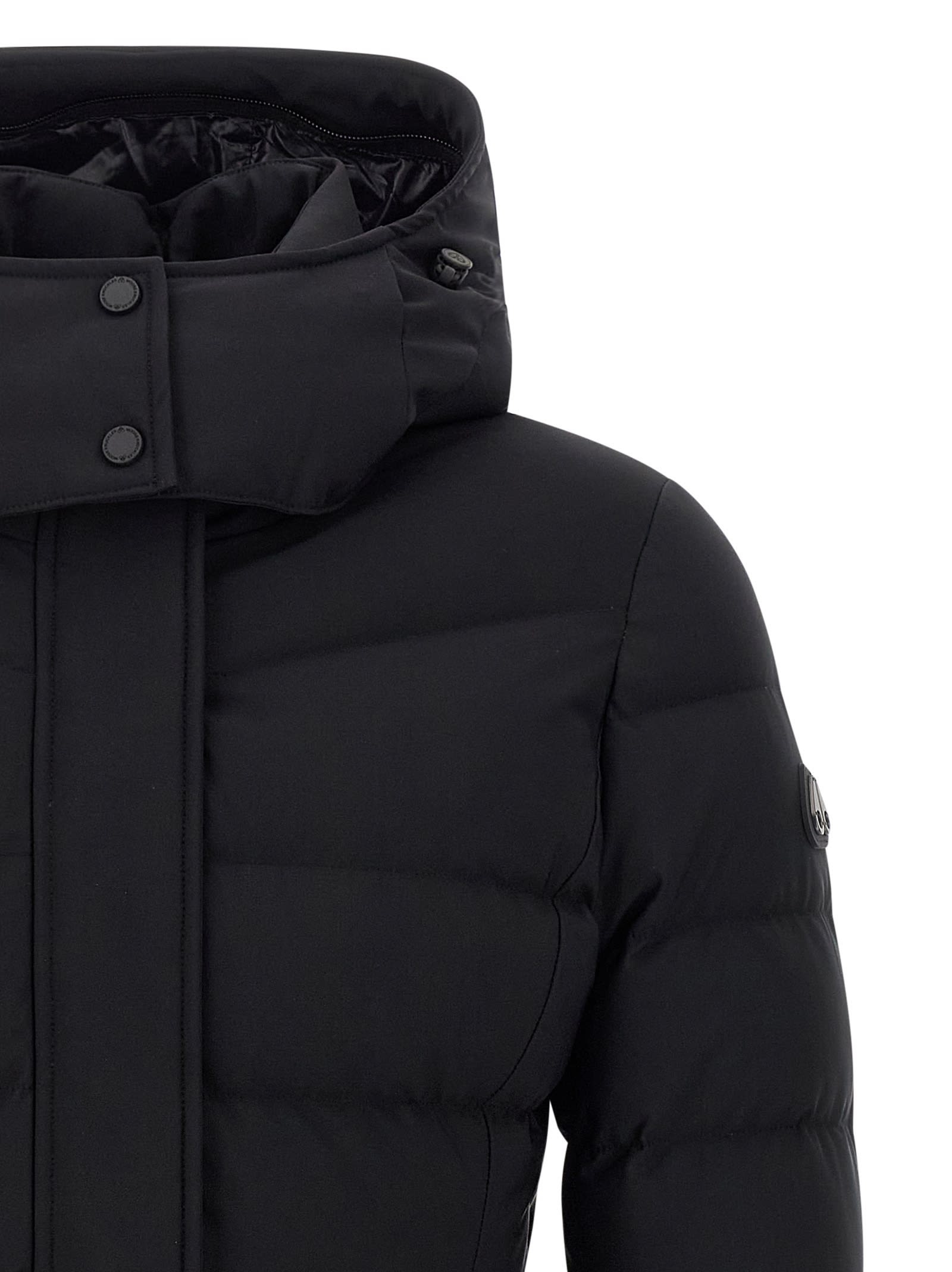 Moose Knuckles Watershed 3 Parka Puffer Jackets Black In Black