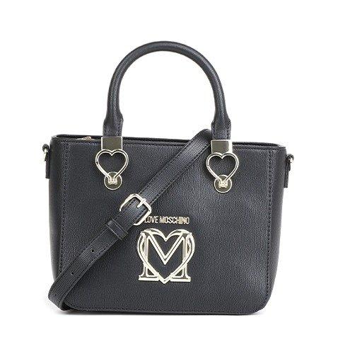 Love Moschino Logo Lettering Zipped Tote Bag