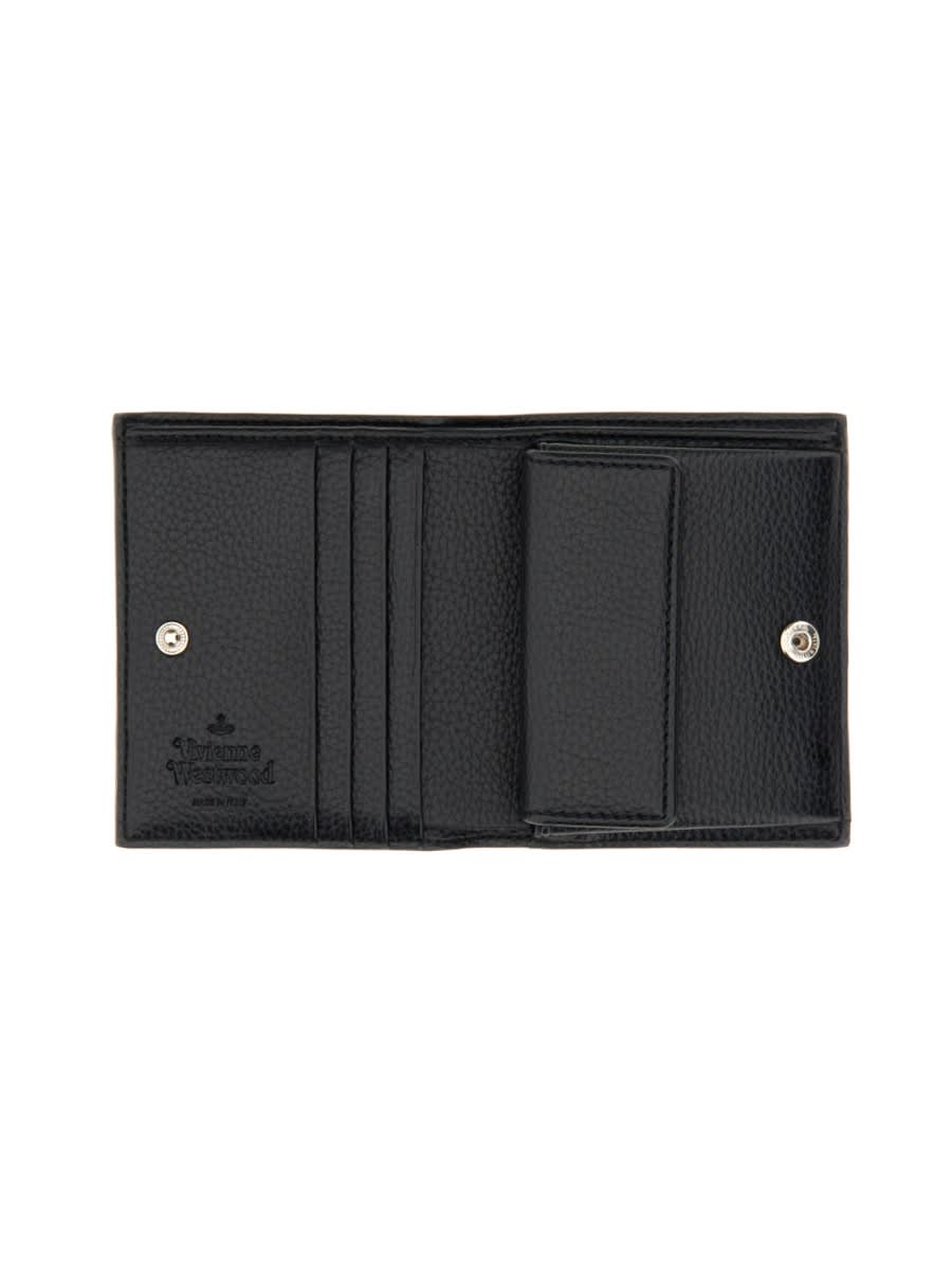 Shop Vivienne Westwood Wallet With Logo In Black