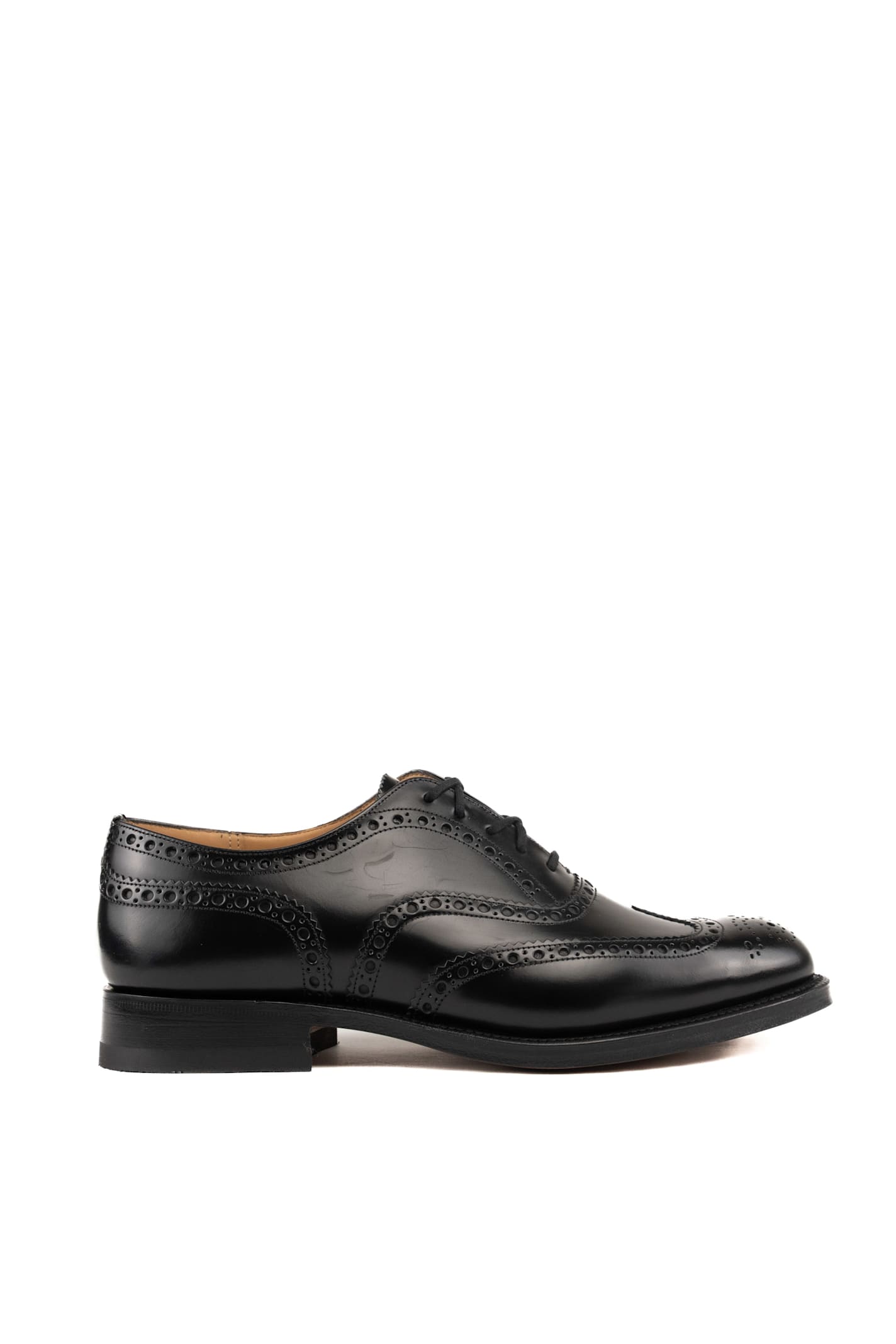 Shop Church's Burwood Oxford Shoes In Leather In Black