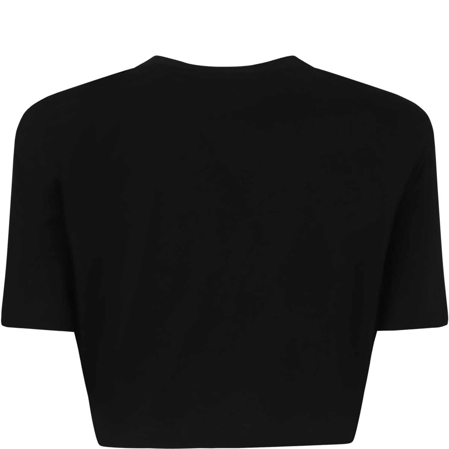 Shop Balmain Black T-shirt For Girl With Logo