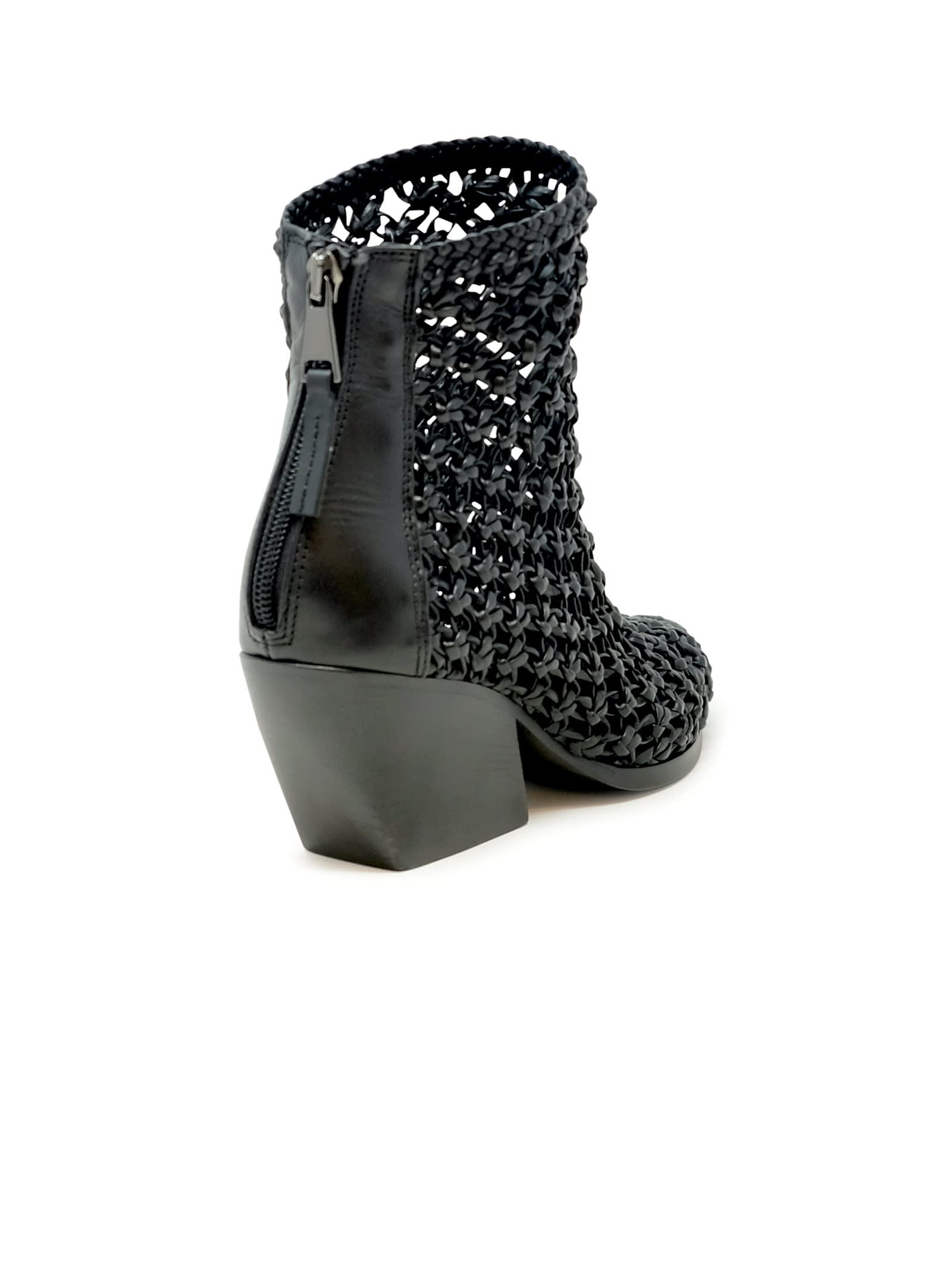 Elena Iachi Leather Ankle Boots
