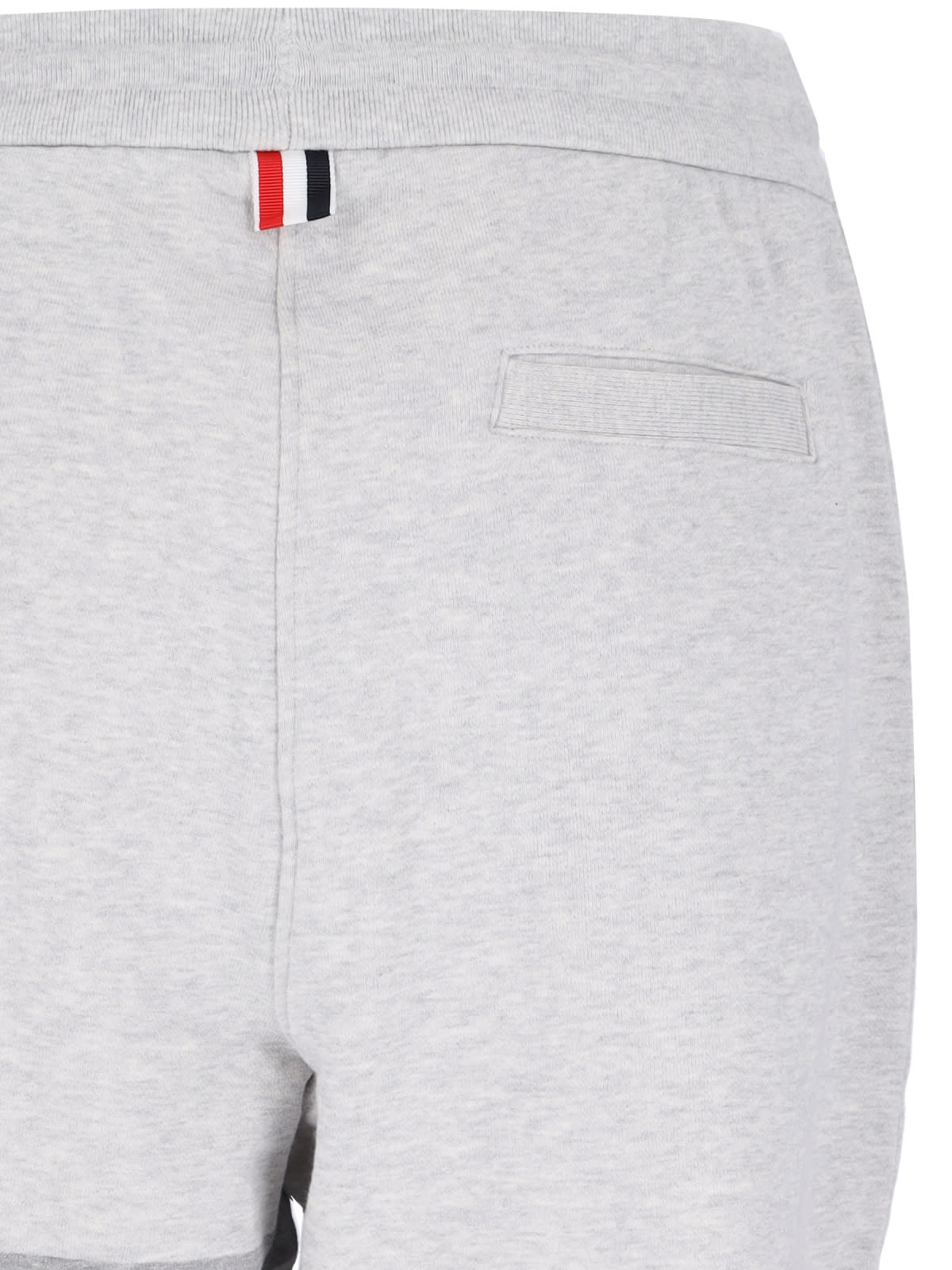 Shop Thom Browne 4bars Sports Trousers In Gray