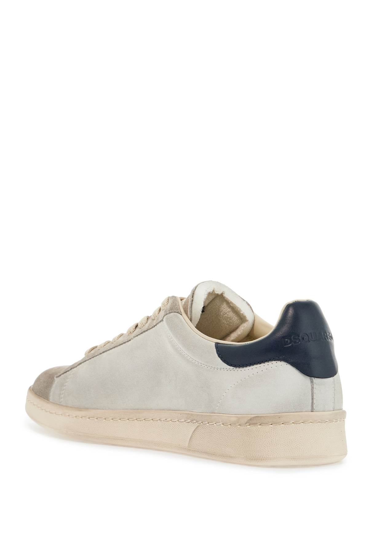 Dsquared2 Sneakers Box Men In Bianco Sporco+navy (white)
