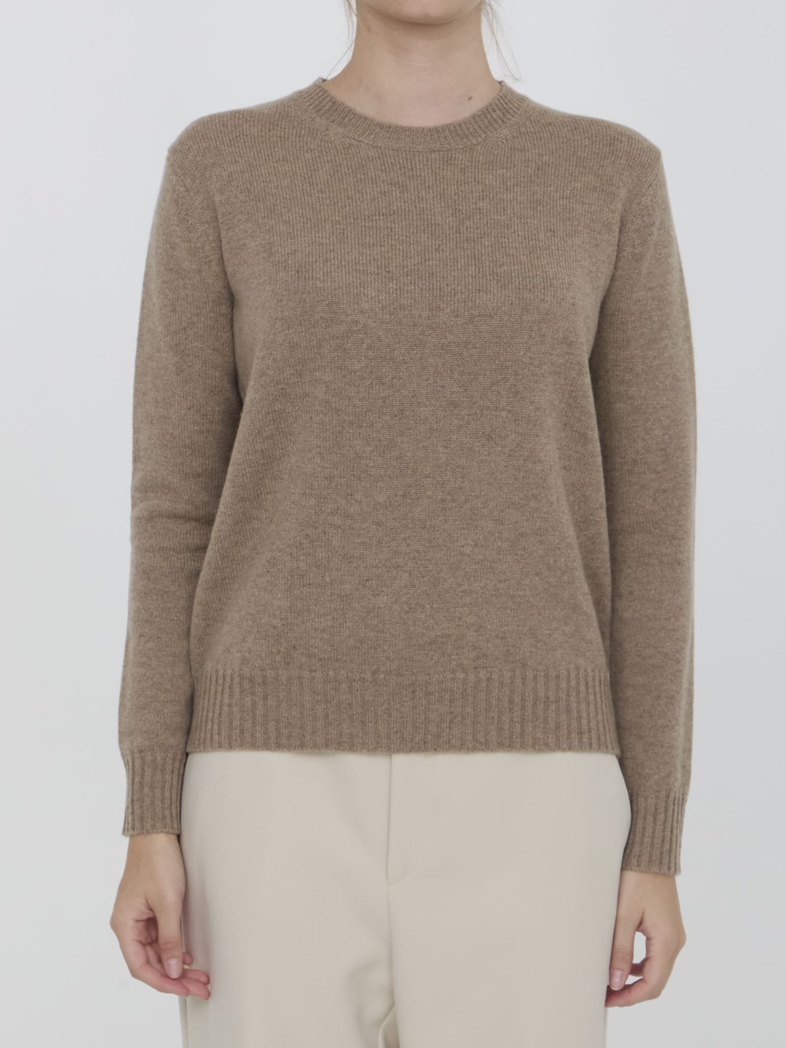 Shop Max Mara Viglio Jumper In Beige