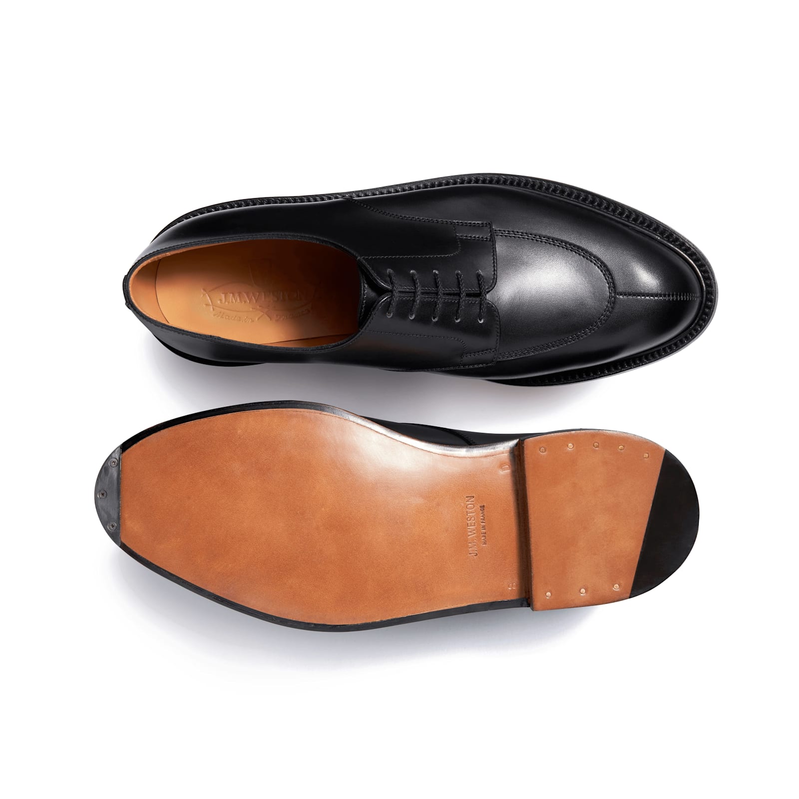 Shop Jm Weston Half Hunt Derby In Black