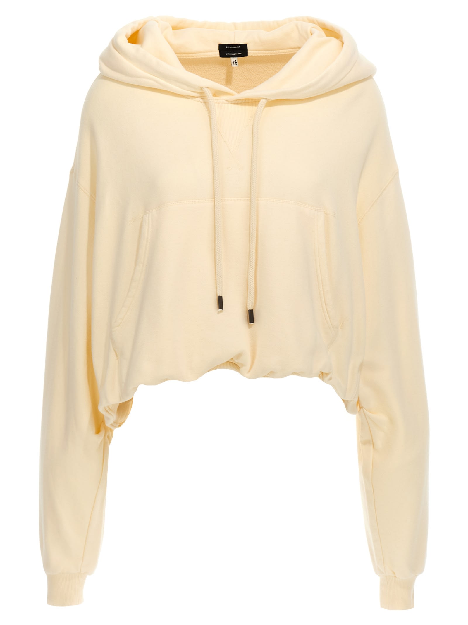 Shop R13 Balloon Hoodie In White