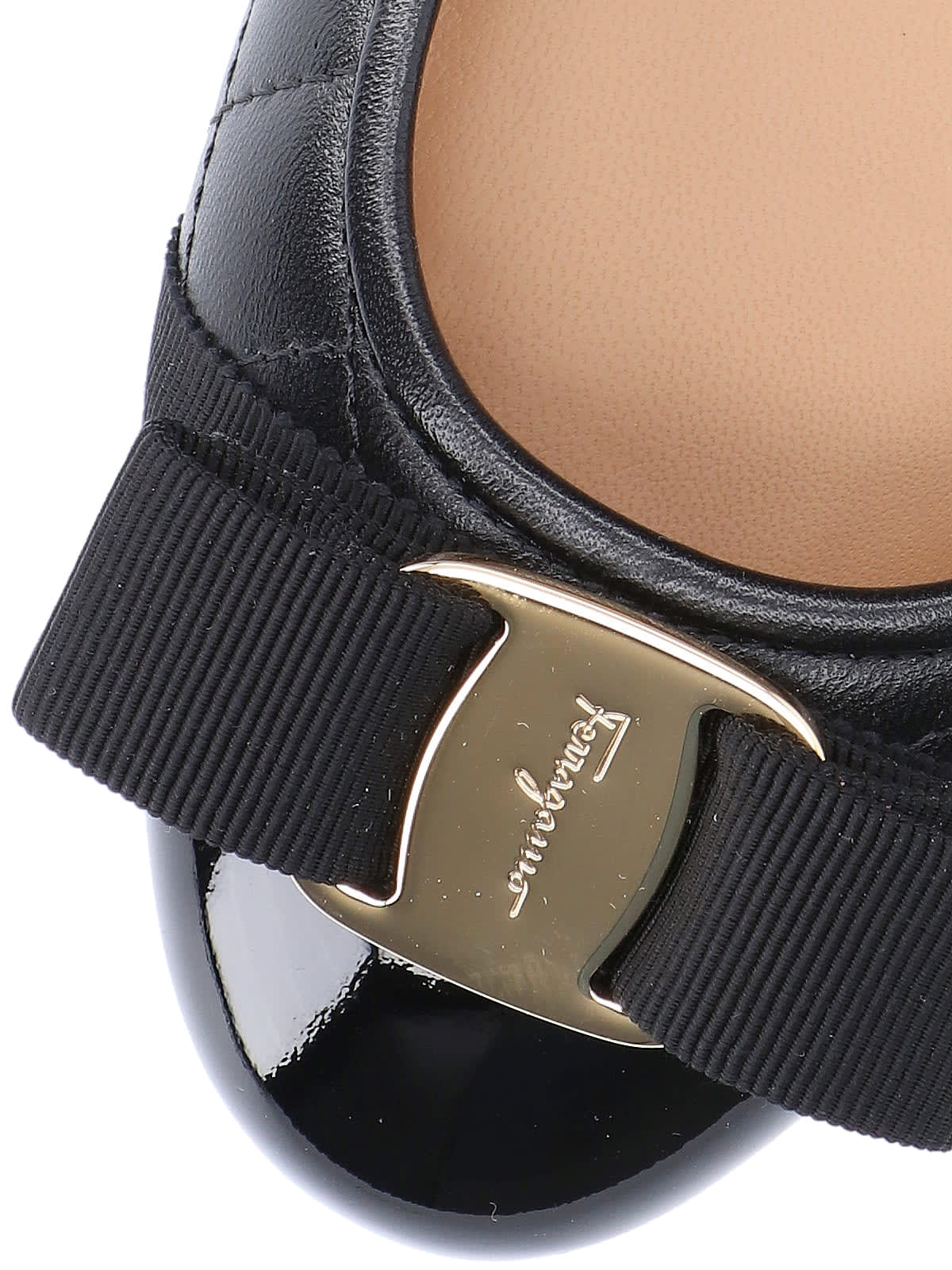 Ferragamo Ballet Flats Varina Patent Leather