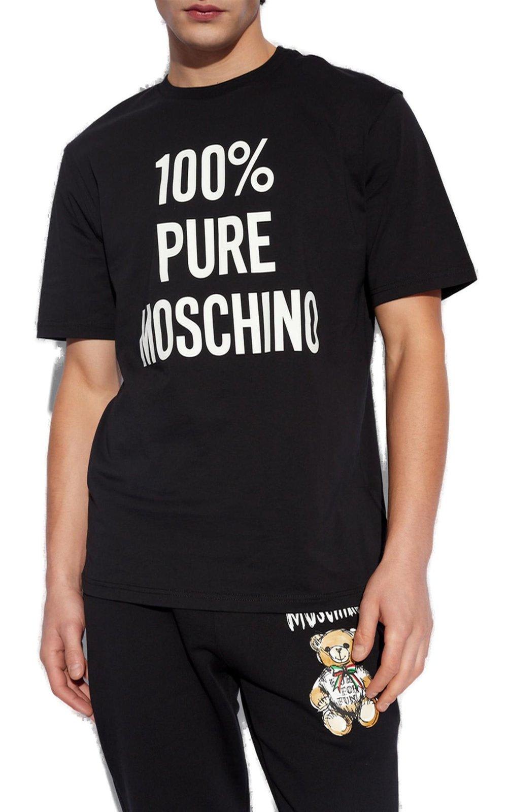 Shop Moschino 100% Pure T-shirt In 1555