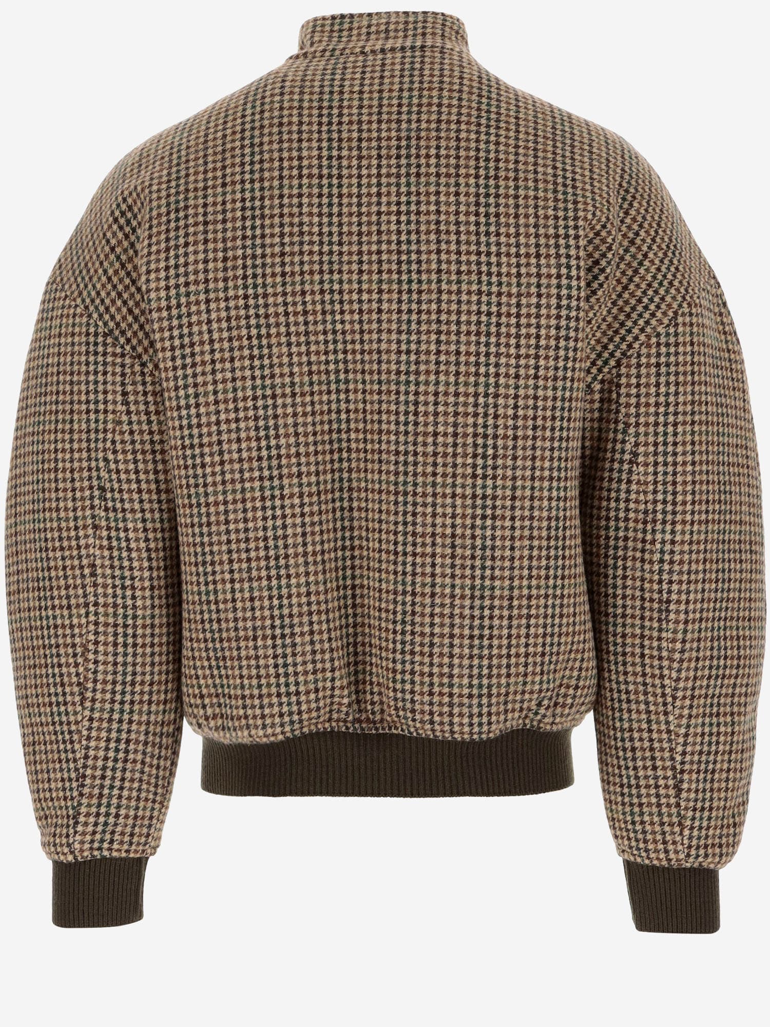 Shop Darkpark Wool Jacket With Check Pattern In Red