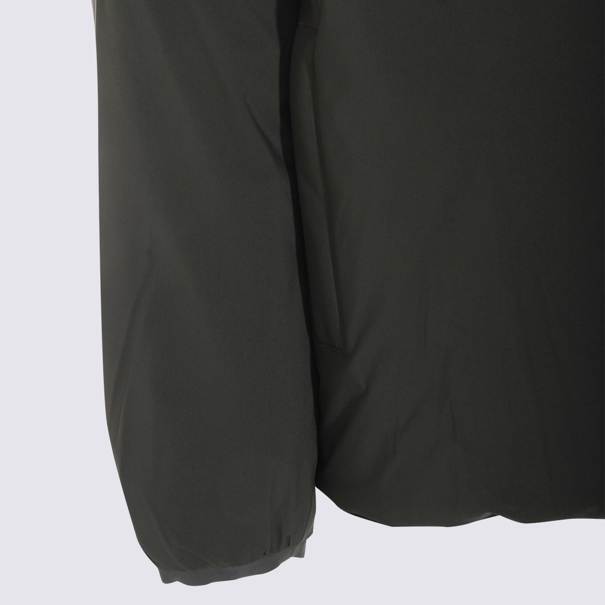 K-way Green Blue Jack St Thermo Double Down Jacket In Black