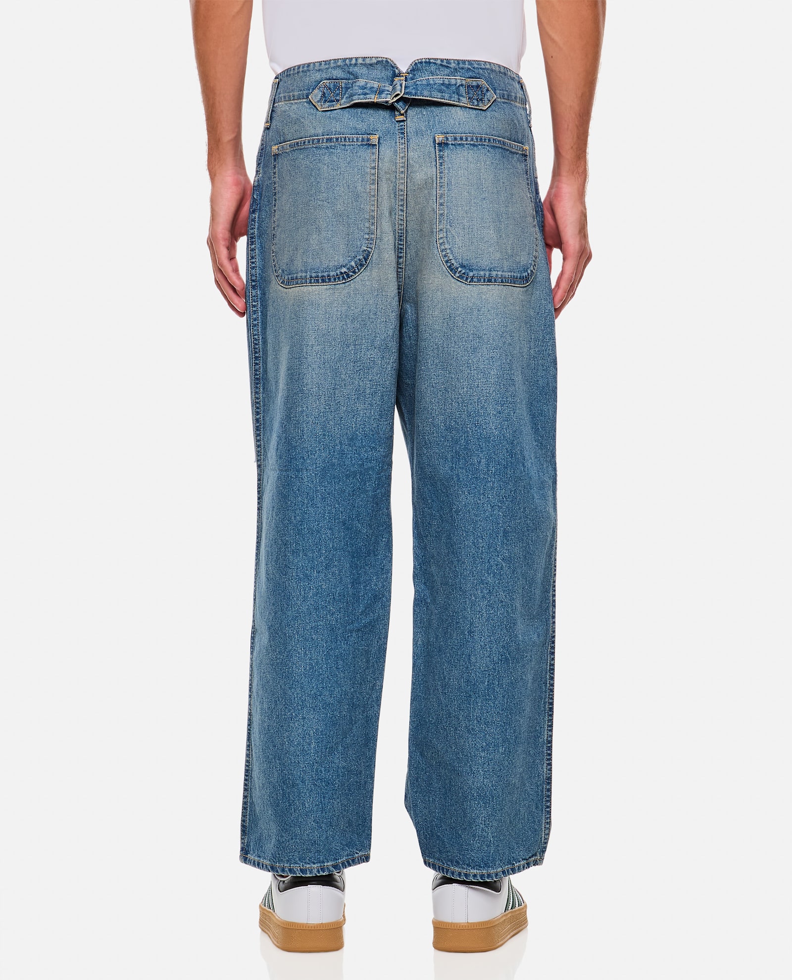 Junya Watanabe Regular Denim Jeans In Blue