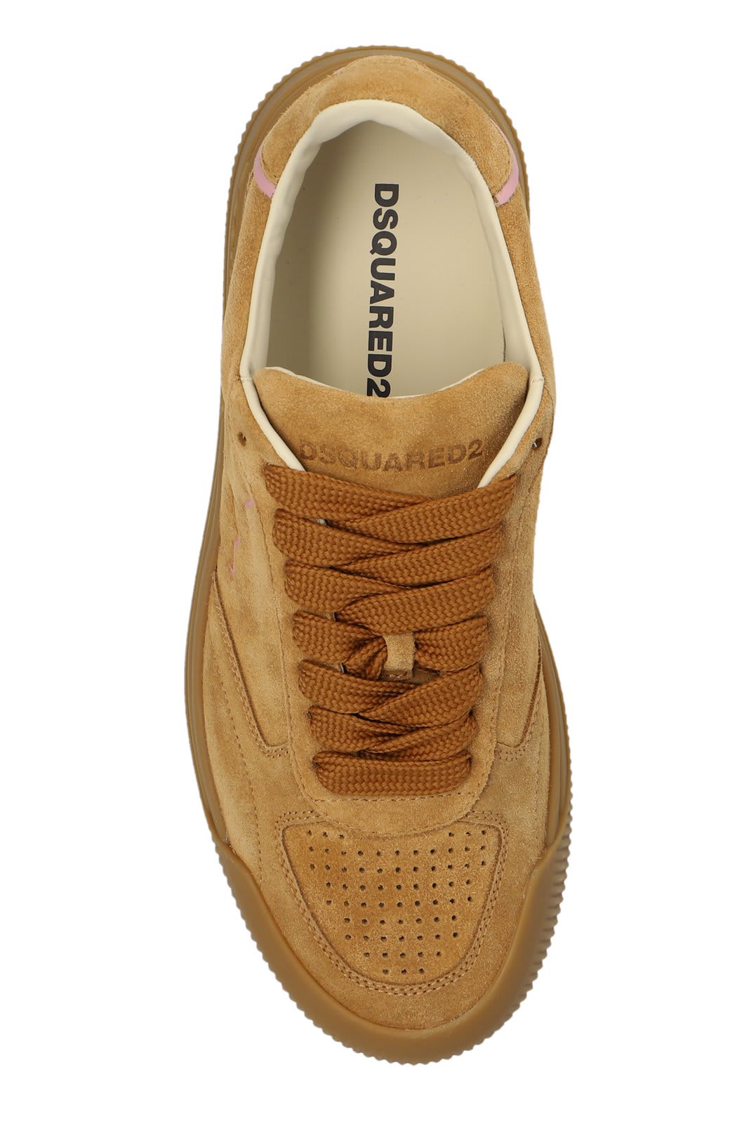 Shop Dsquared2 Logo Embossed Lace-up Sneakers