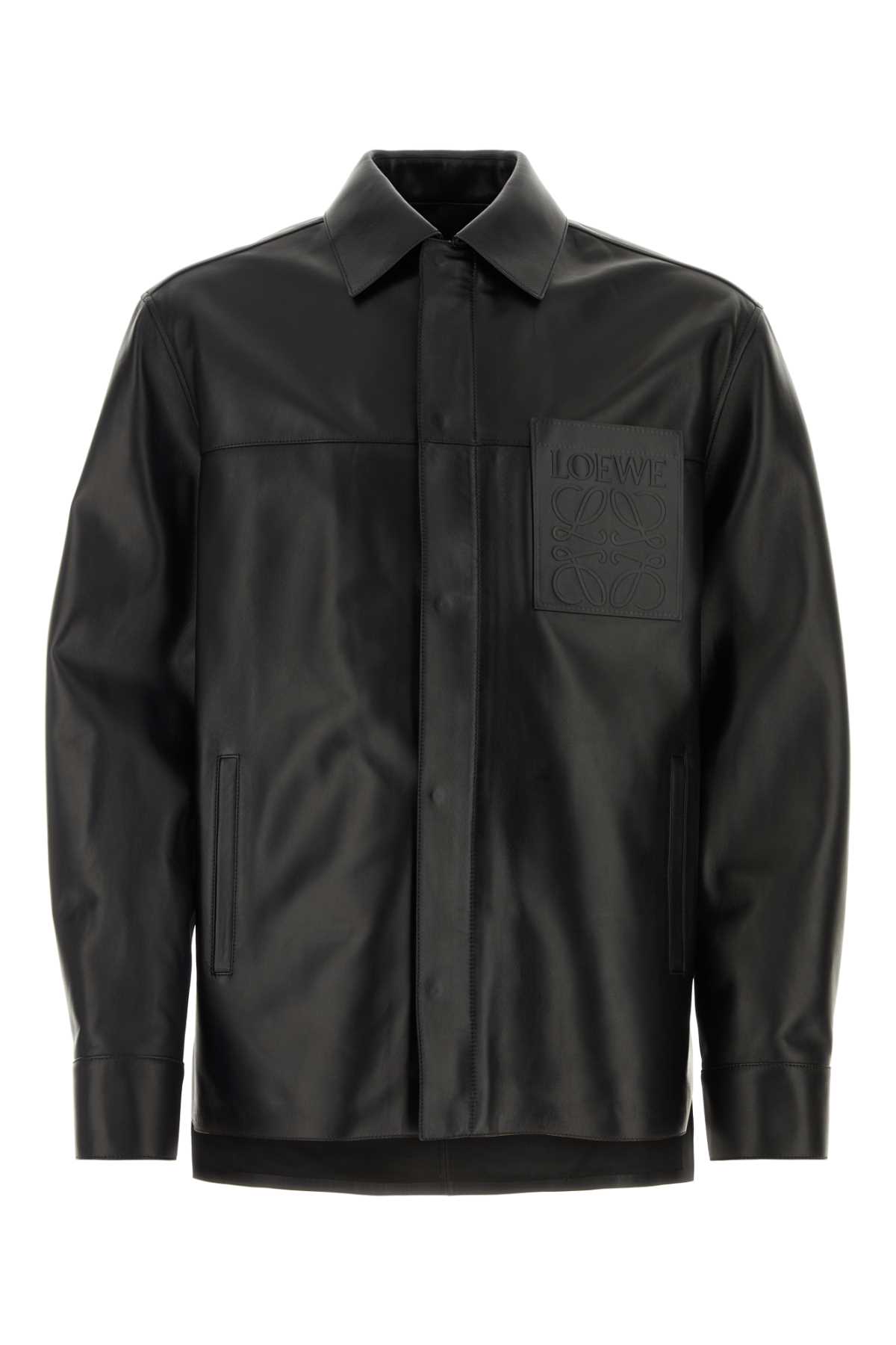 Loewe Black Leather Jacket
