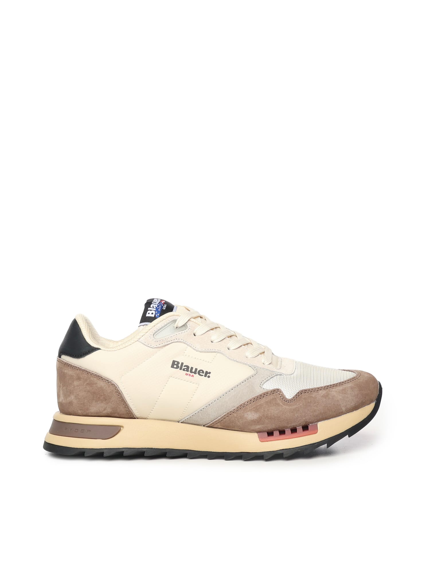 Blauer Leather Lace-up Low-top Sneakers In Multi