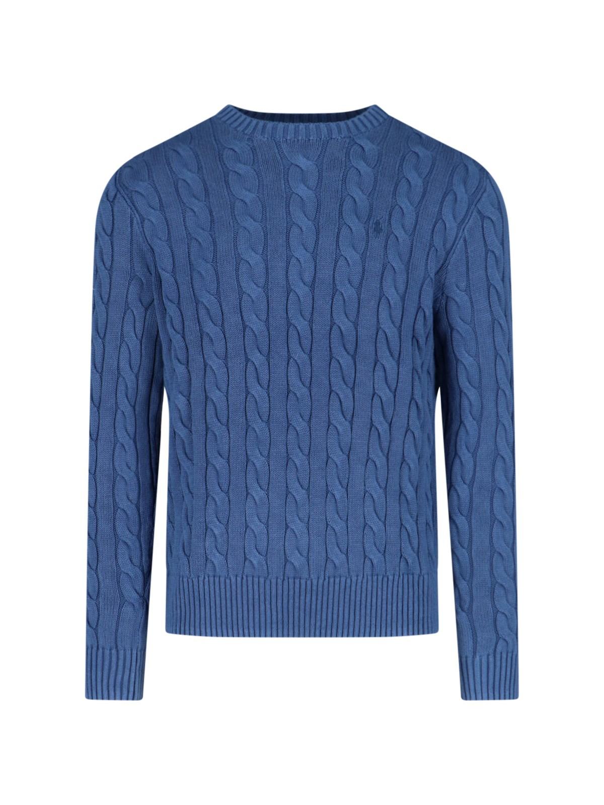 POLO RALPH LAUREN BRAIDED SWEATER 