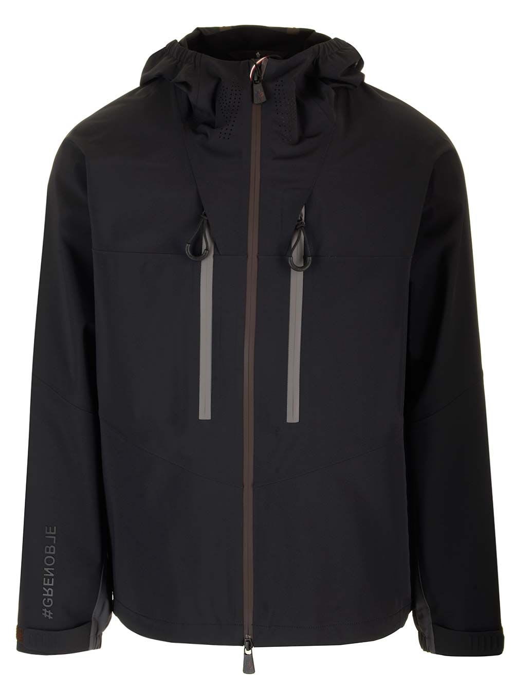 Shop Moncler Shell Jacket With Hood Orden In Black