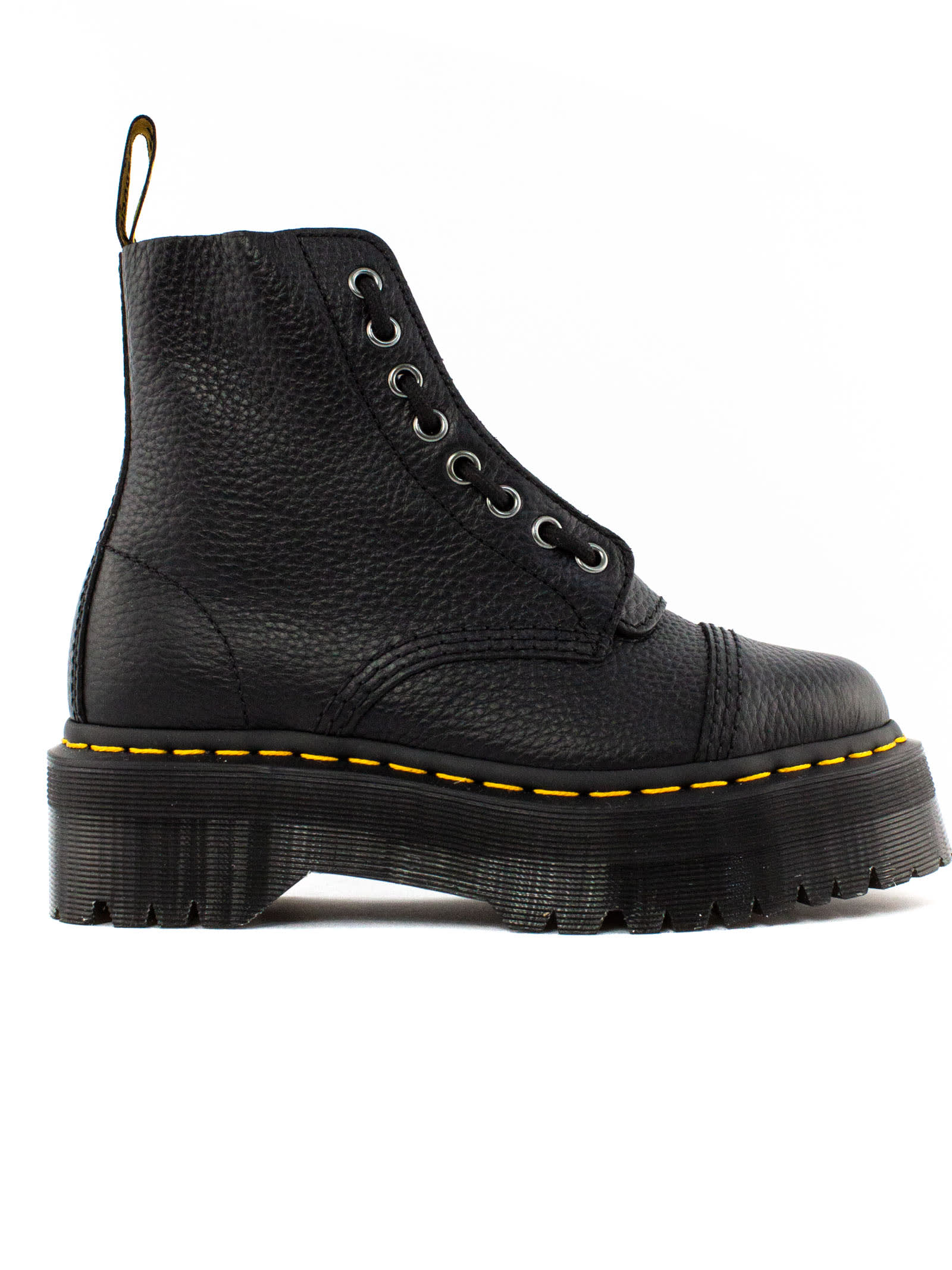 Dr. Martens Black Grained Nappa Sinclair Boots
