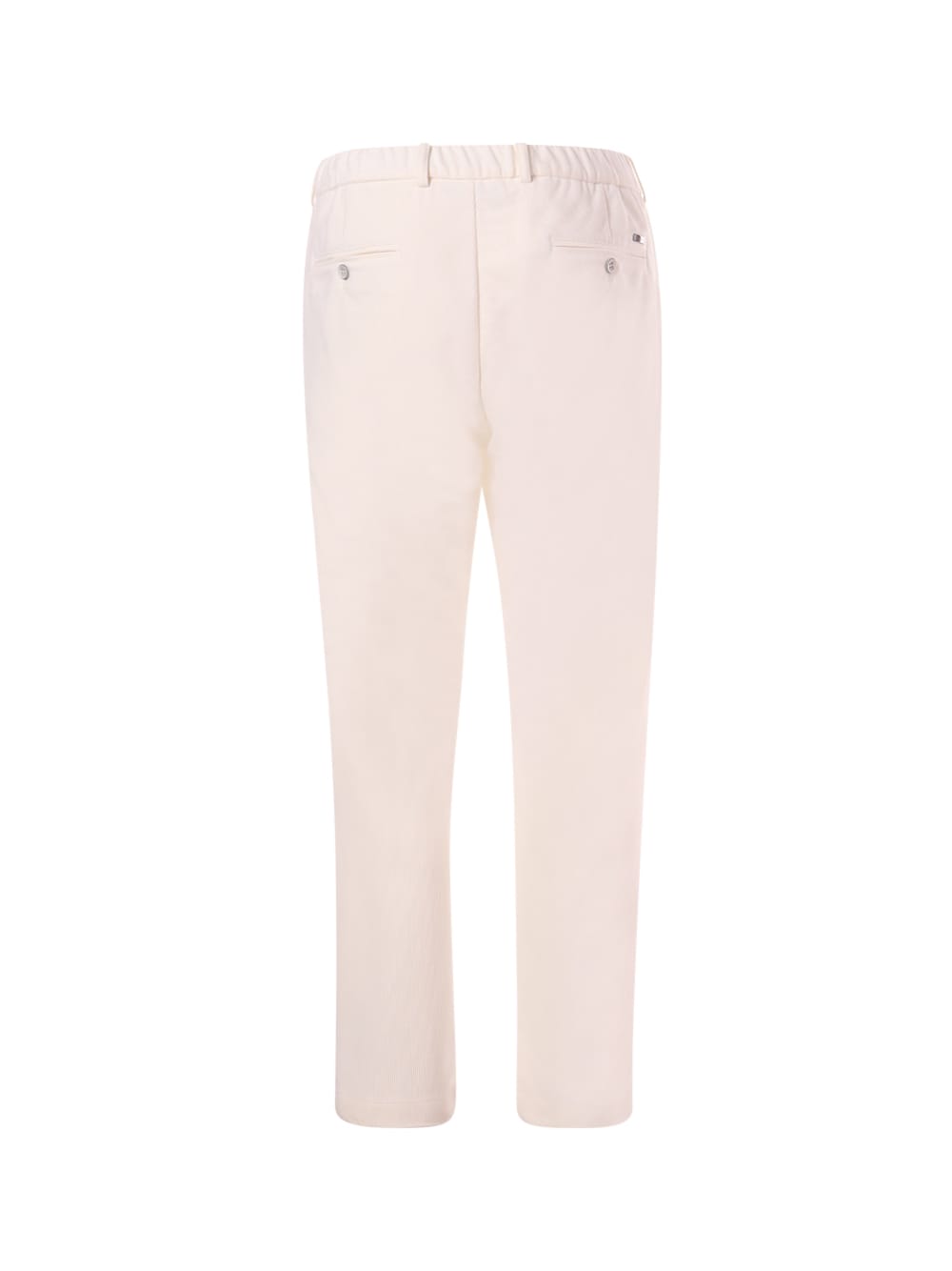 Shop Herno Trousers In Natural