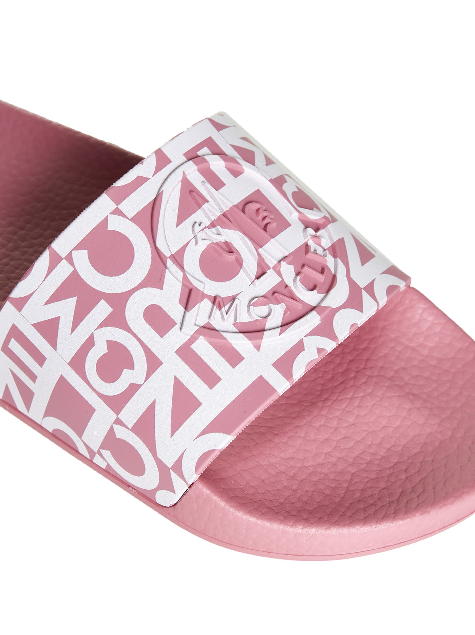 Shop Moncler Flat Shoes In Pink