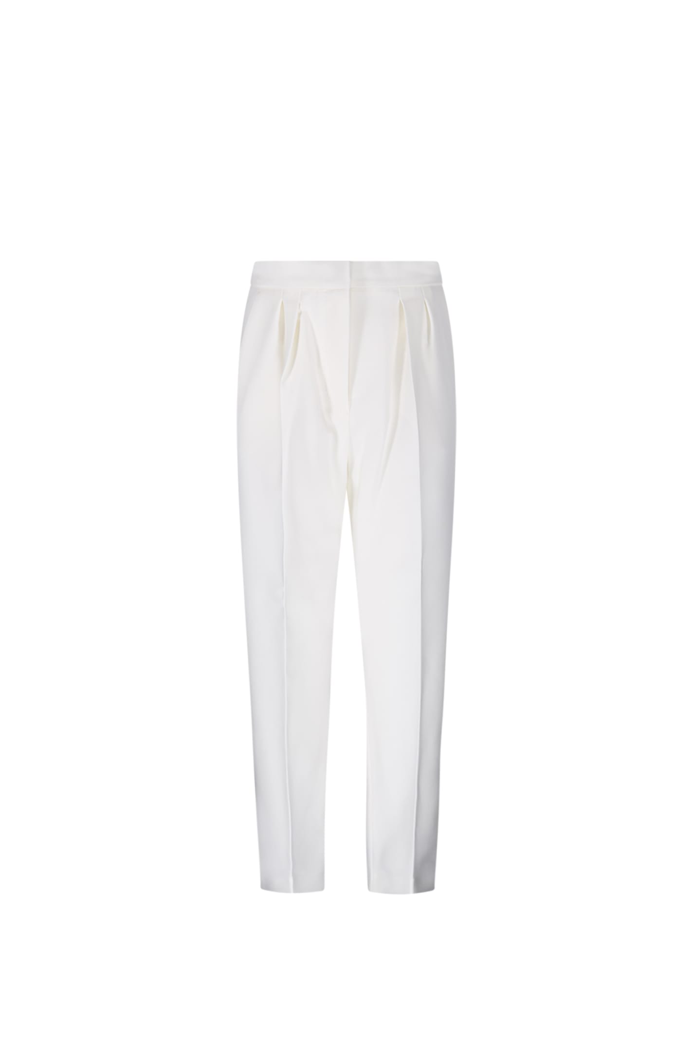 Shop Max Mara Verbano Pants In White