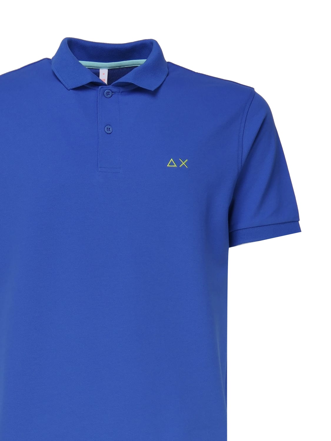 Shop Sun 68 Polo T-shirt In Cotton In Blue