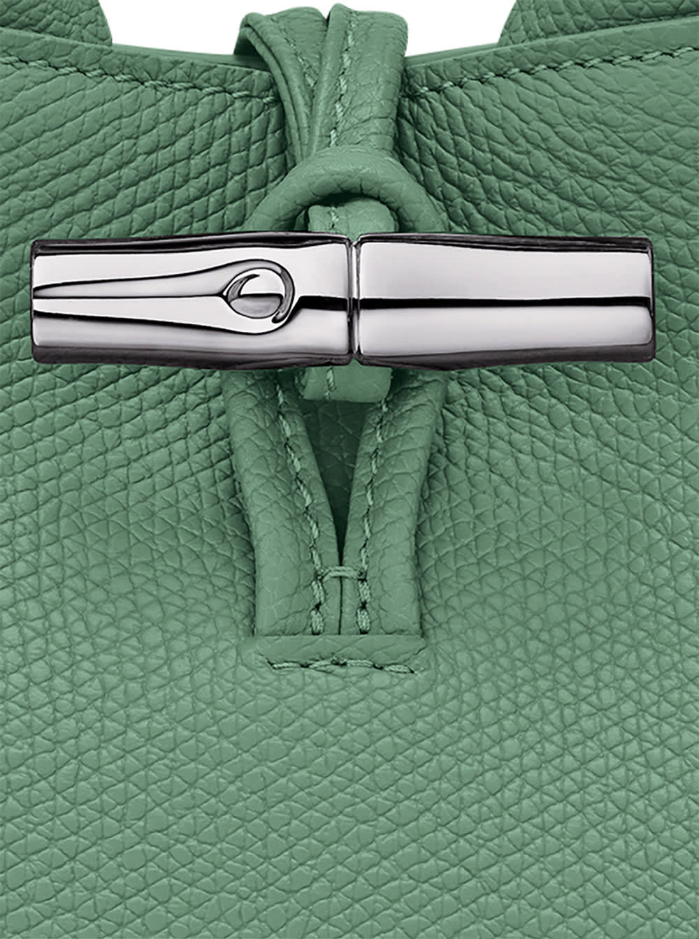 Longchamp Oregano Leather Xs Le Roseau Handle Bag In Green
