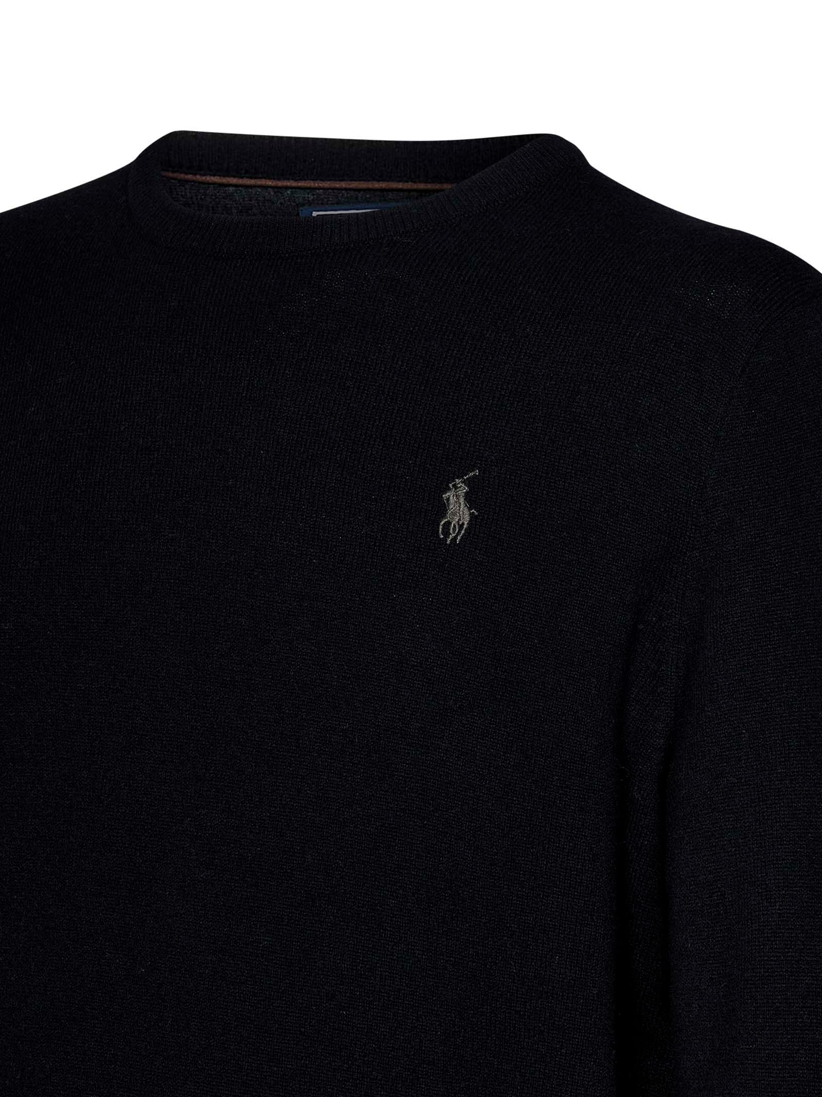 Shop Polo Ralph Lauren Sweater In Black