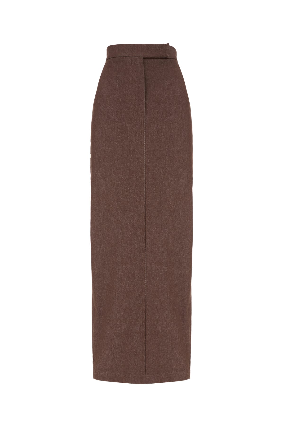 Chocolate Denim Skirt