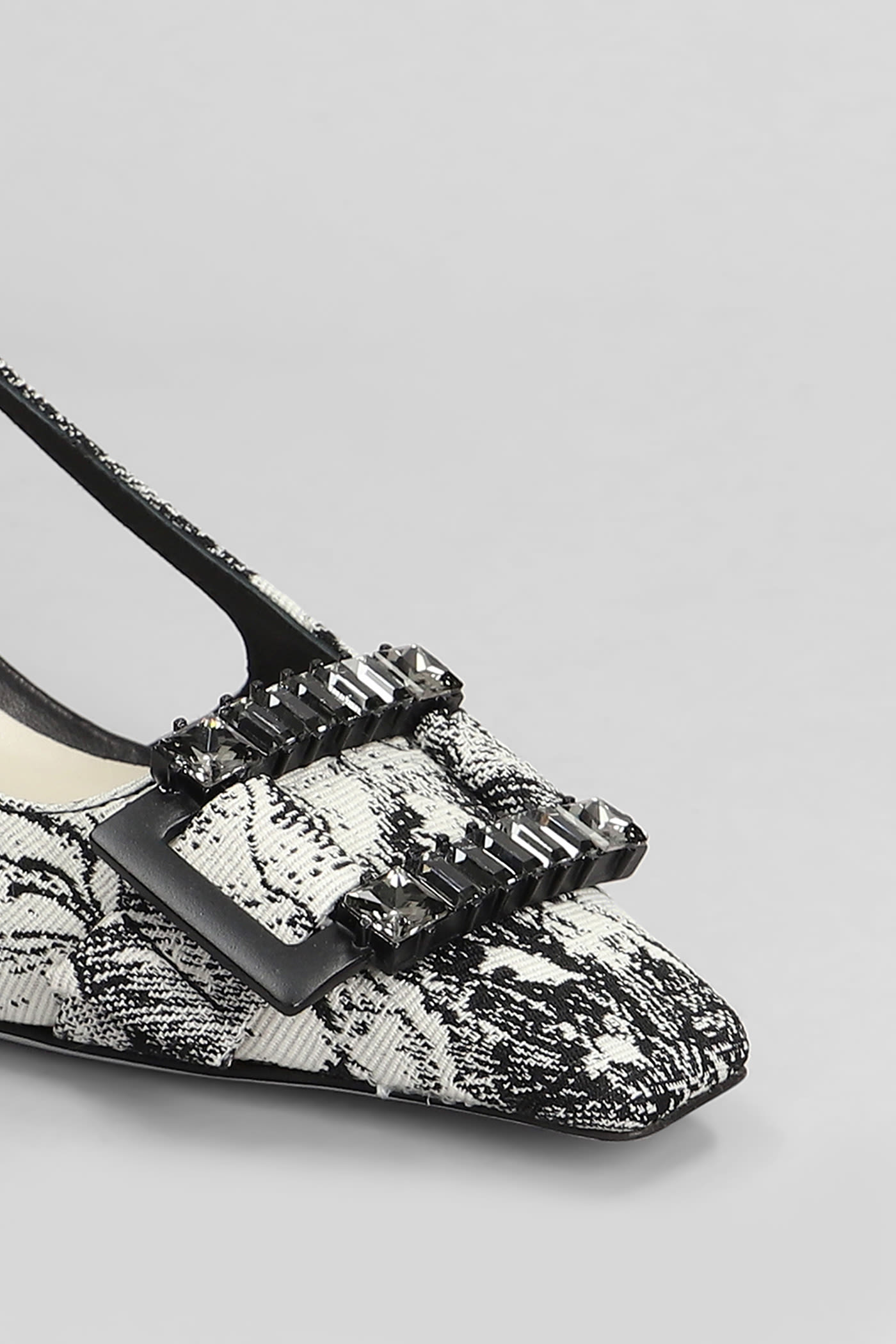 Shop Roberto Festa Atena Pumps In Black Fabric