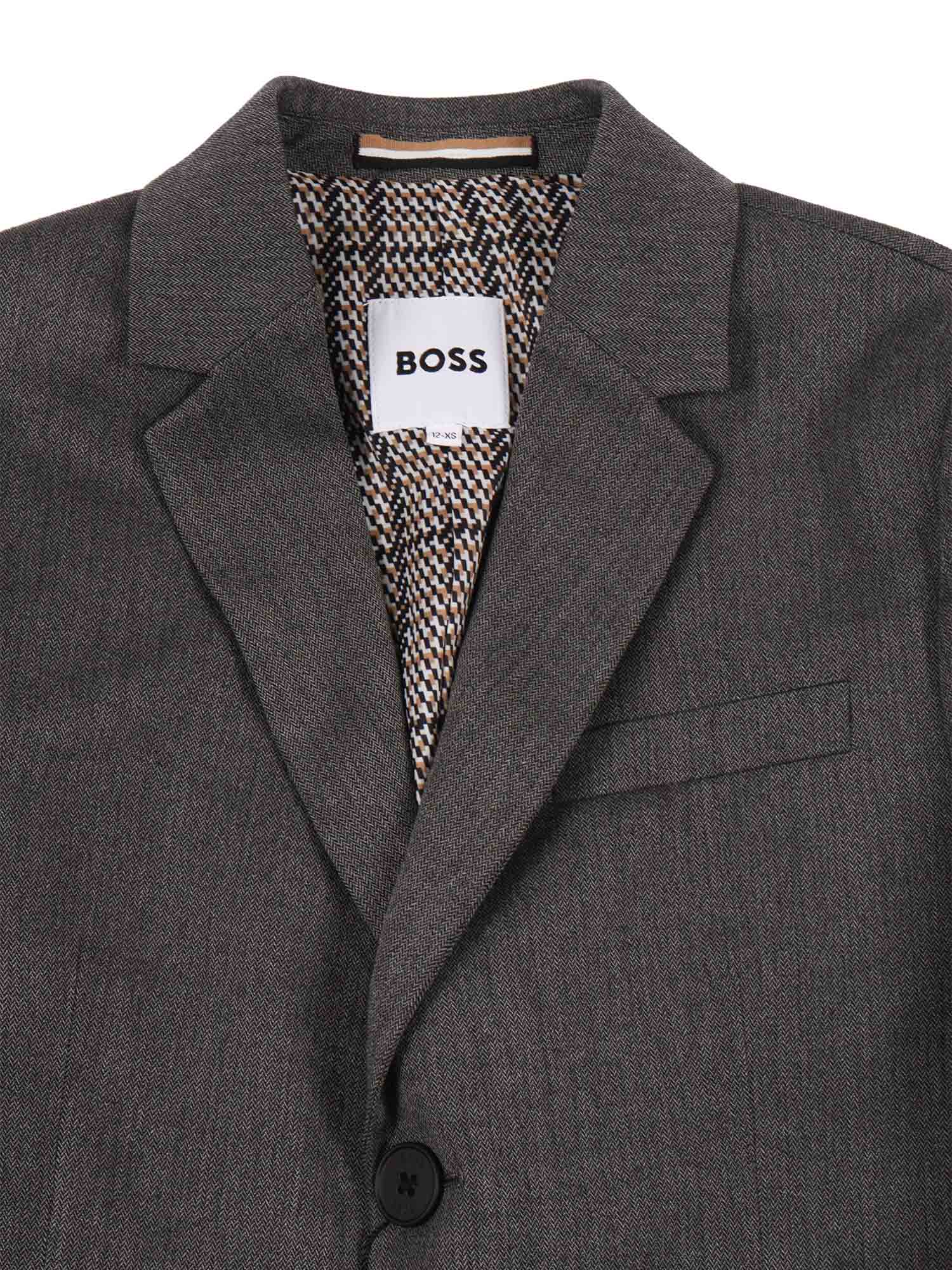 Hugo Boss Jacket In Brown