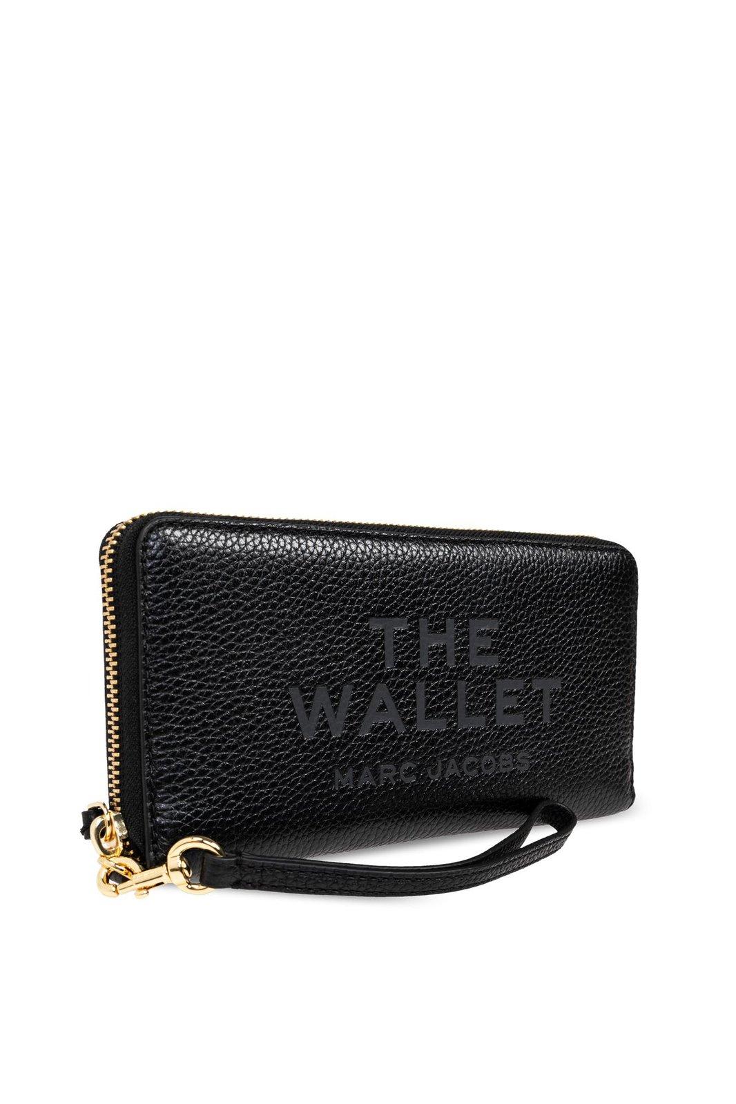 Marc Jacobs The Continental Zipped Wallet In Black