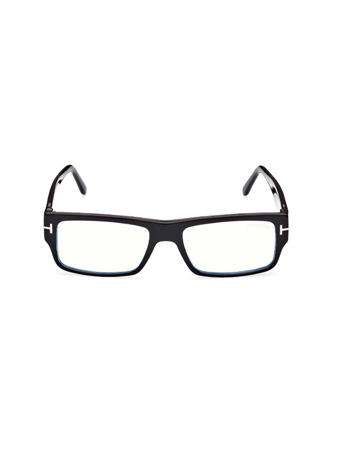 Tom Ford Rectangular-frame Glasses Glasses In Black