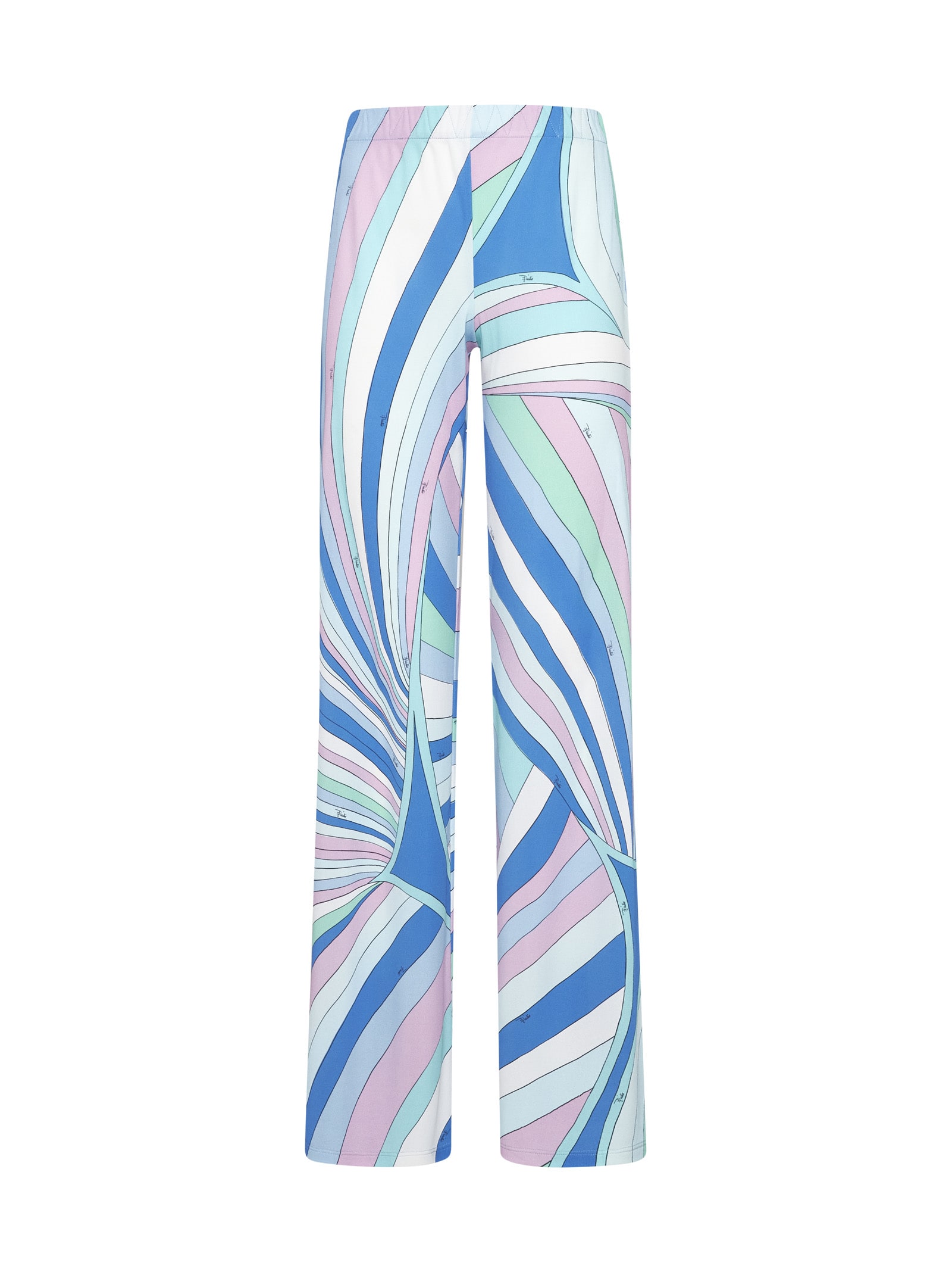 Pucci Pants In Celeste Bianco
