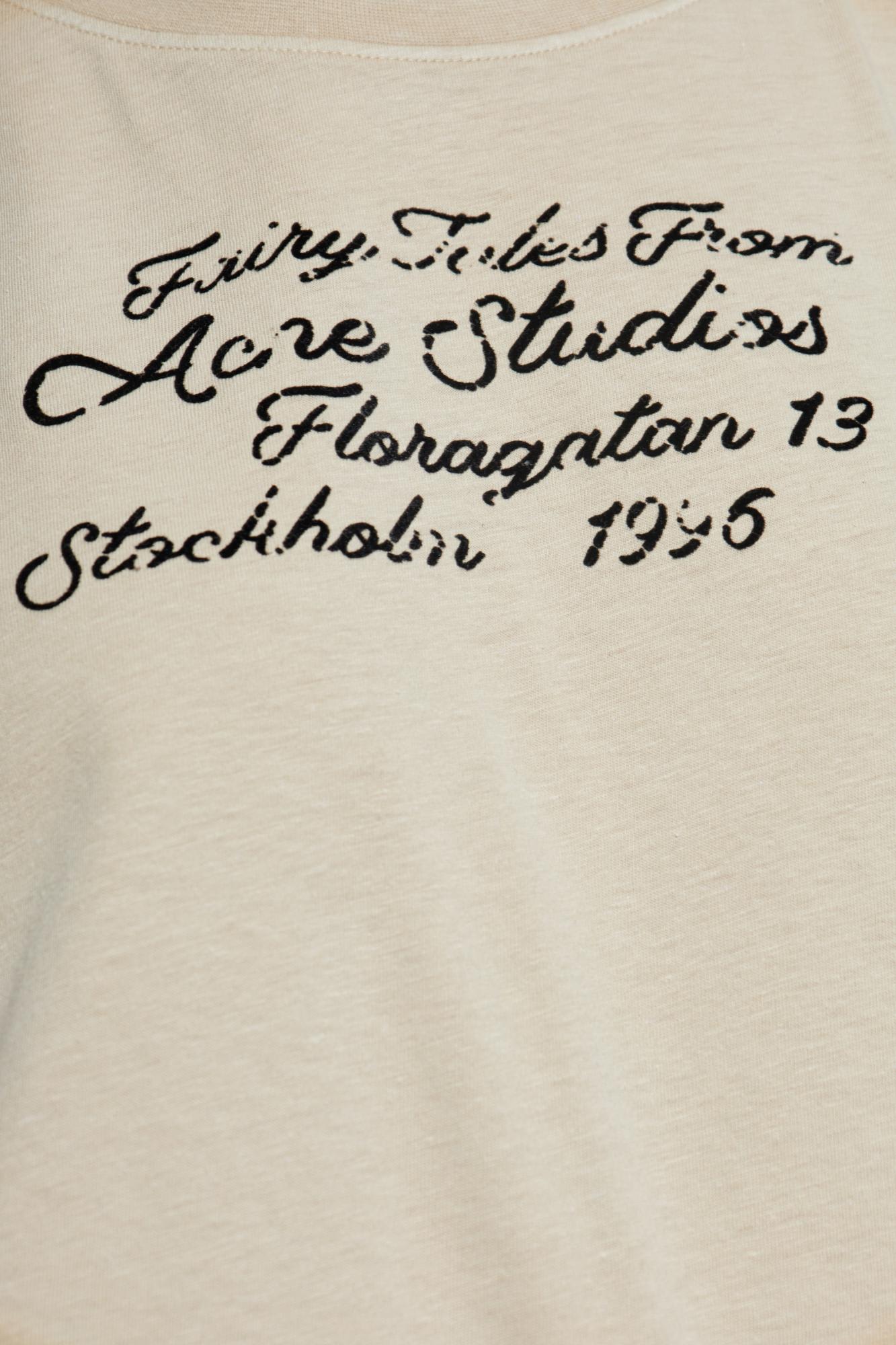 Acne Studios Hoodie In Neutral