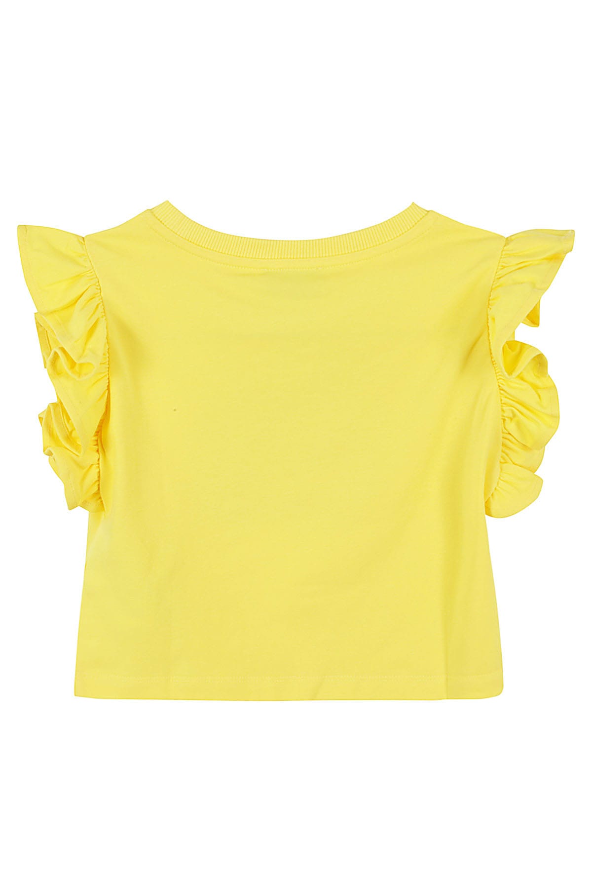 Shop Moschino Tshirt In Cyber Yellow