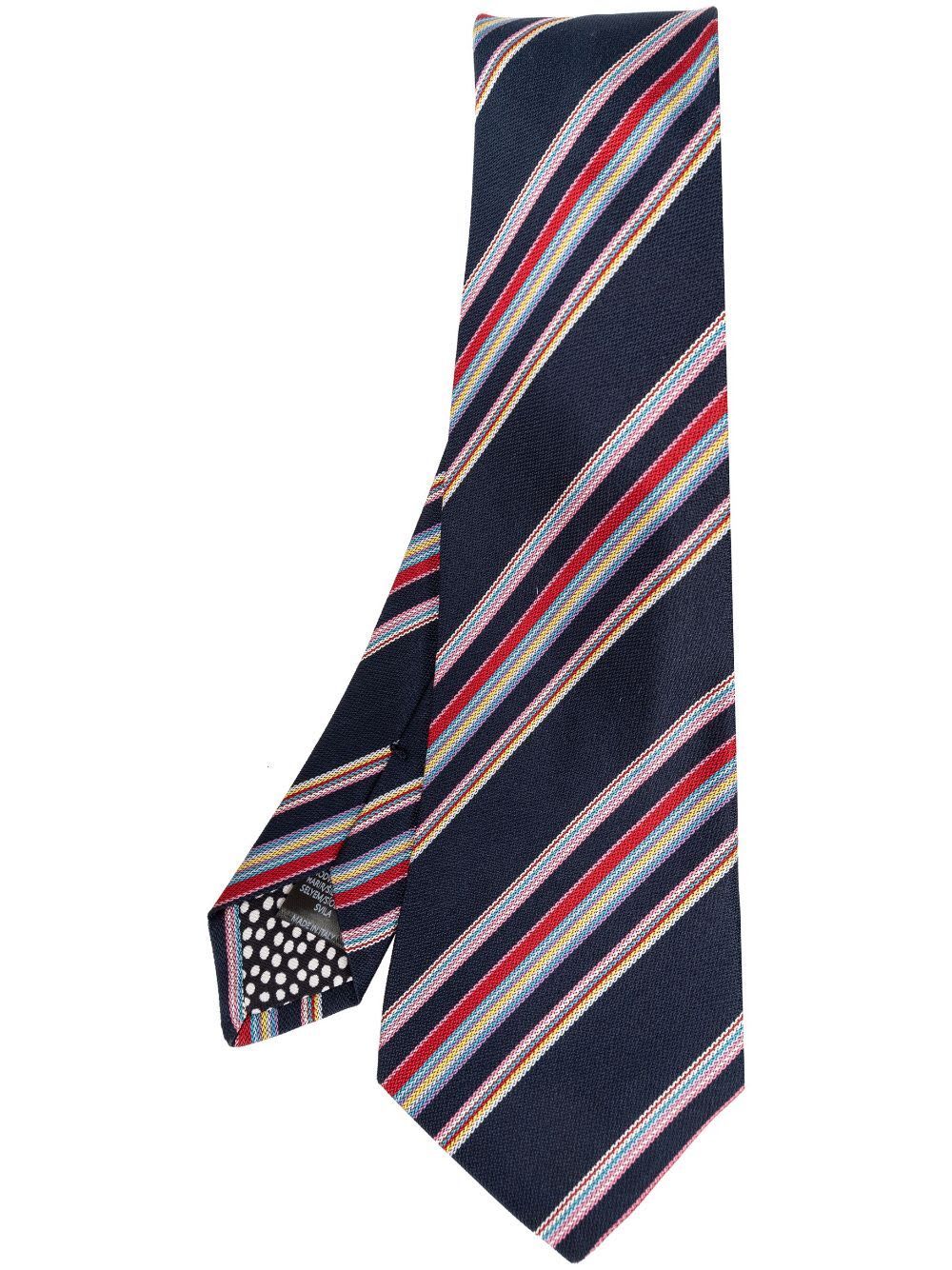 Shop Paul Smith Men Tie Stripe In Multi