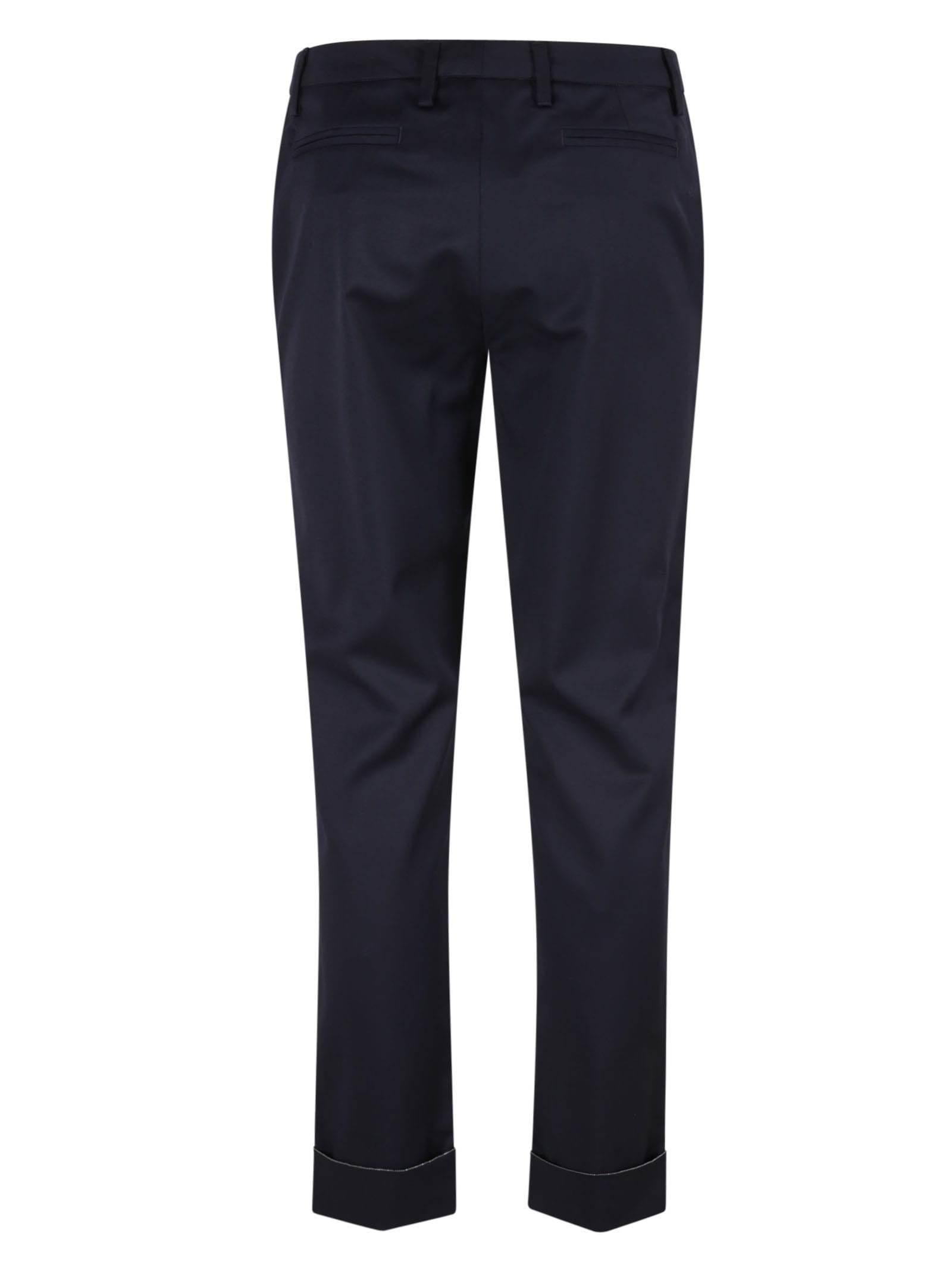 Fabiana Filippi Concealed Trousers In Black