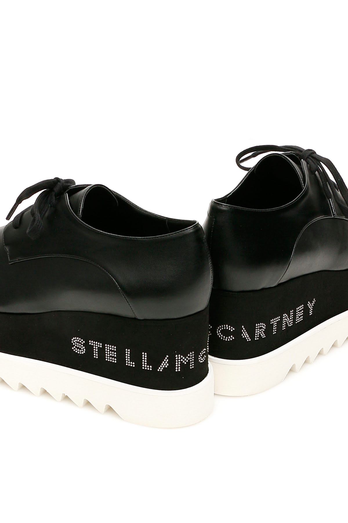 Stella Mccartney Lace-up Elyse In Black
