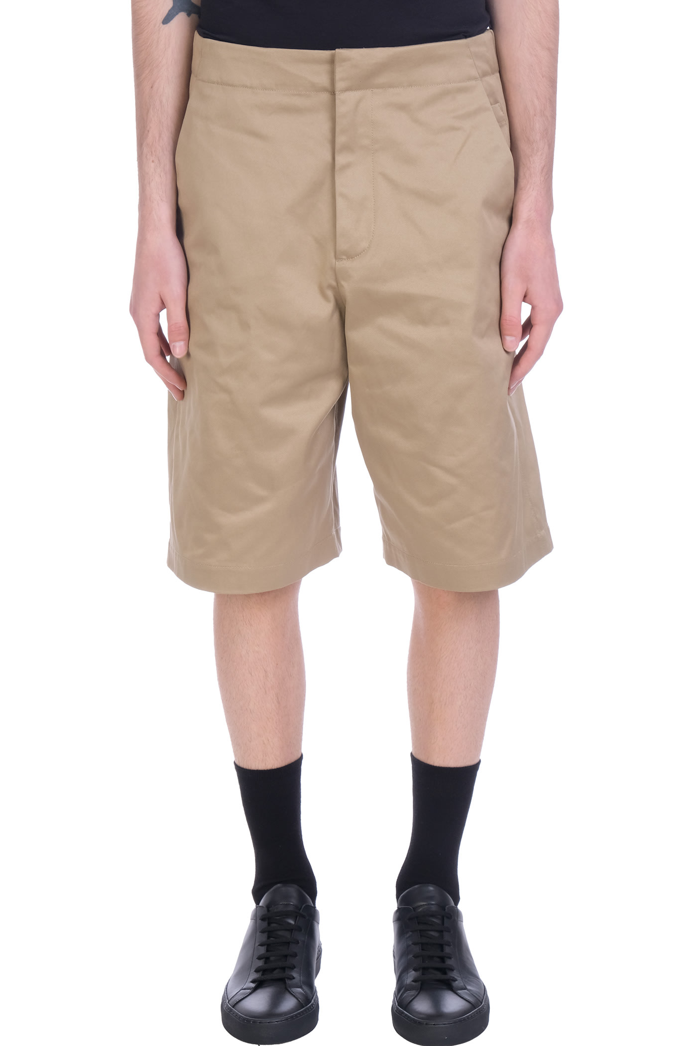 OAMC Vapor Shorts In Beige Cotton